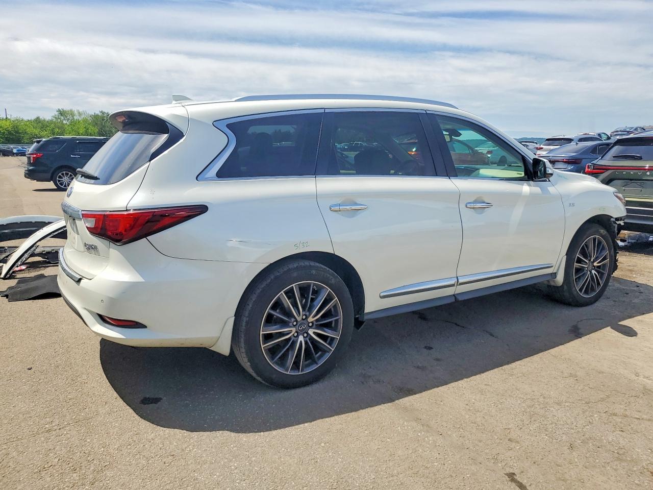 2016 Infiniti Qx60 Base White vin: 5N1AL0MM5GC529473