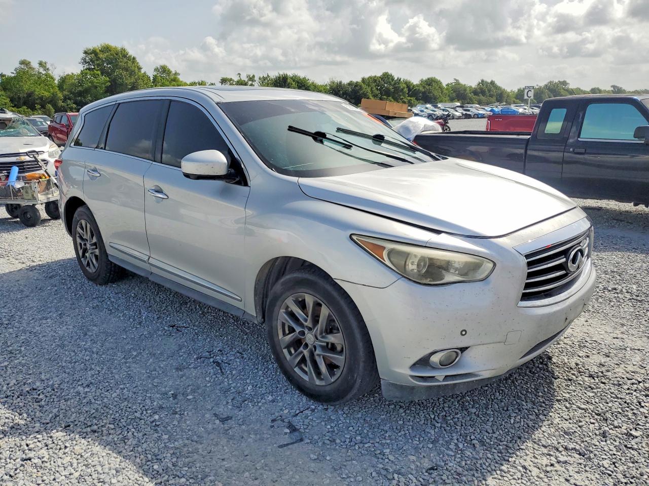 2013 Infiniti Jx35 Base Серебряный vin: 5N1AL0MM6DC312252