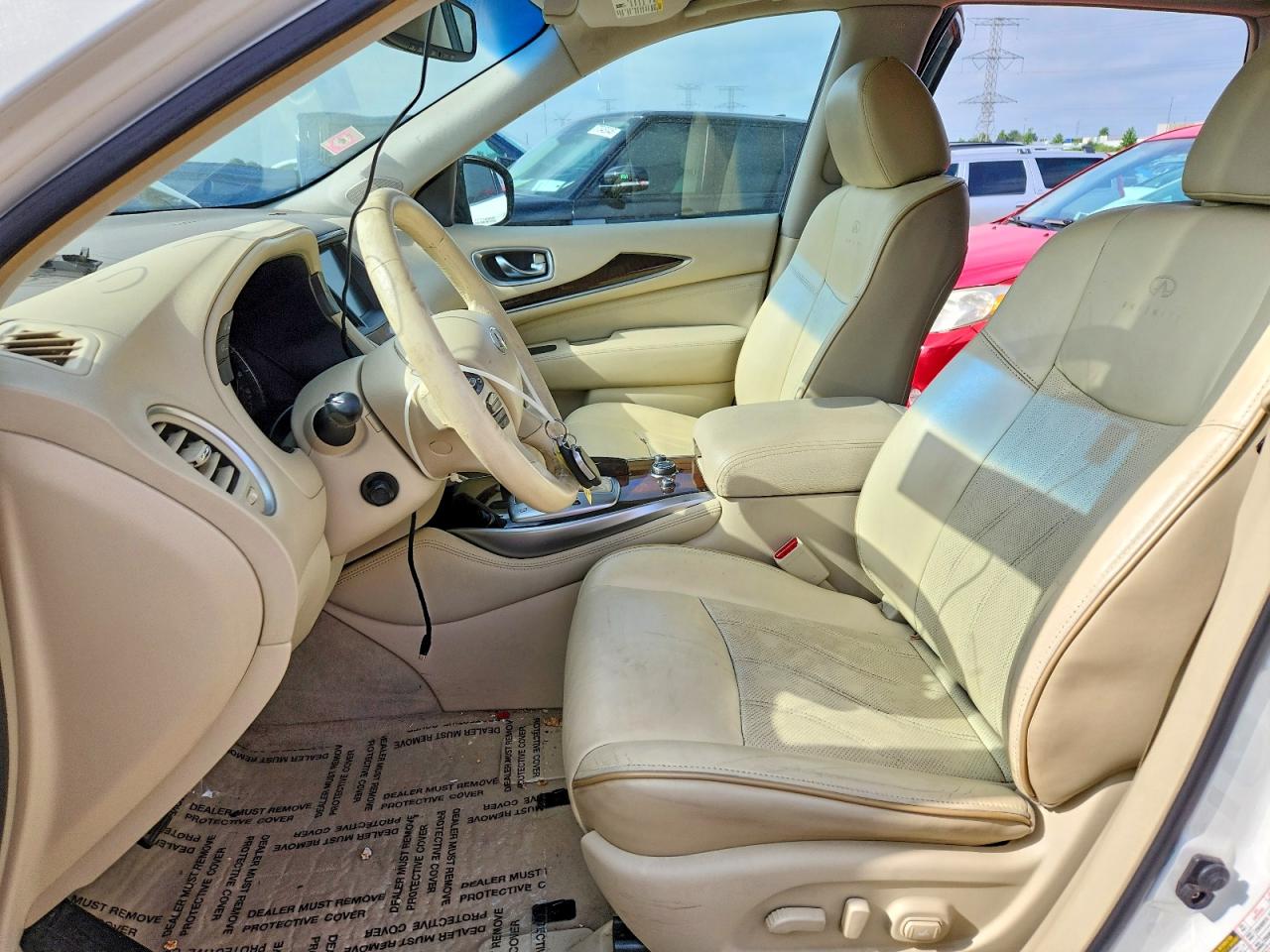 2013 Infiniti Jx35 Base White vin: 5N1AL0MM6DC320142