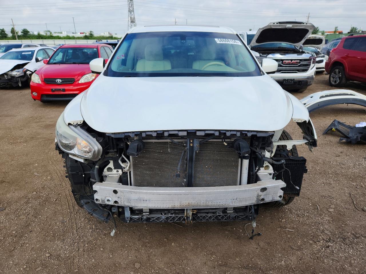 2013 Infiniti Jx35 Base White vin: 5N1AL0MM6DC320142