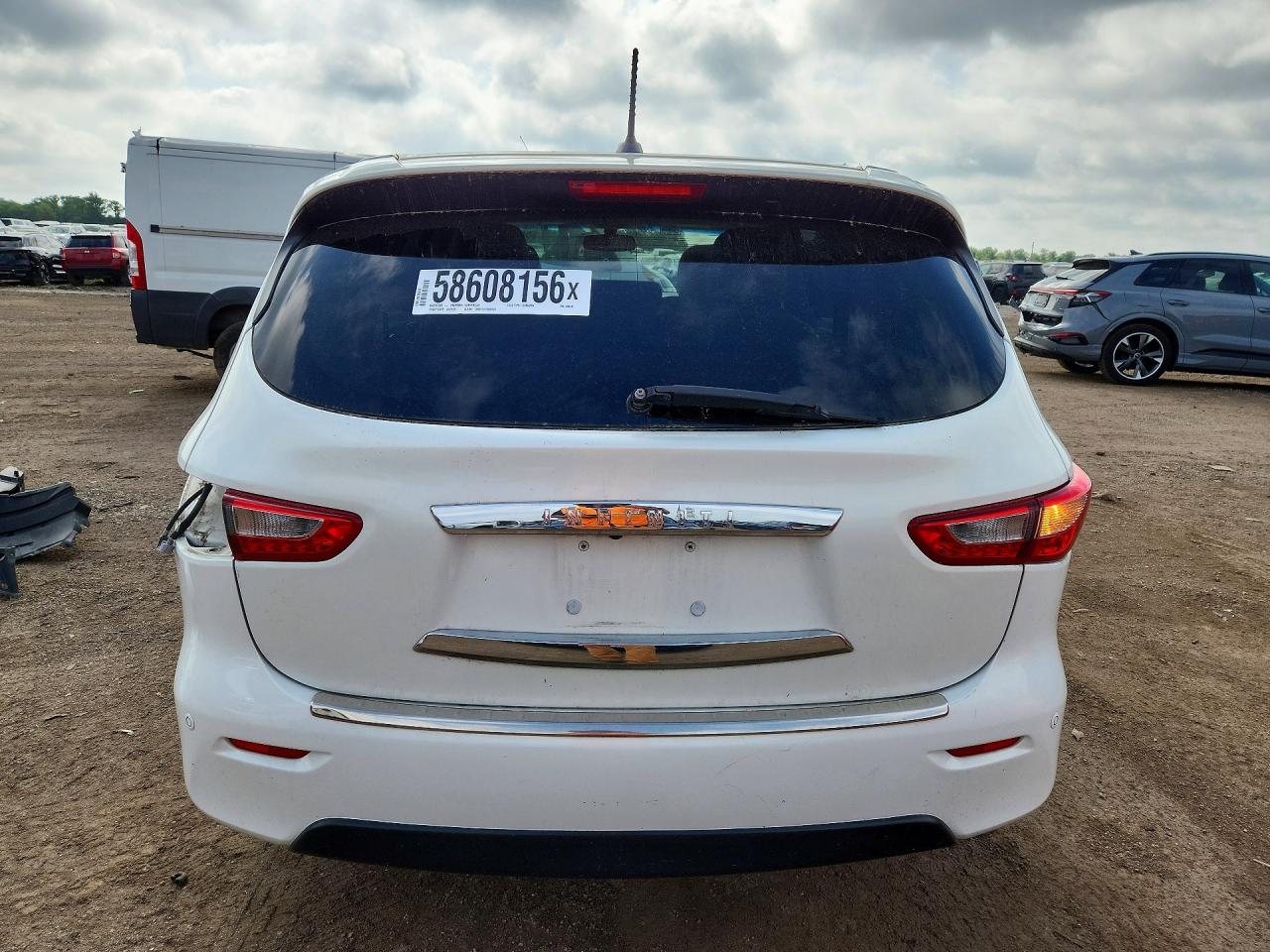 2013 Infiniti Jx35 Base White vin: 5N1AL0MM6DC320142