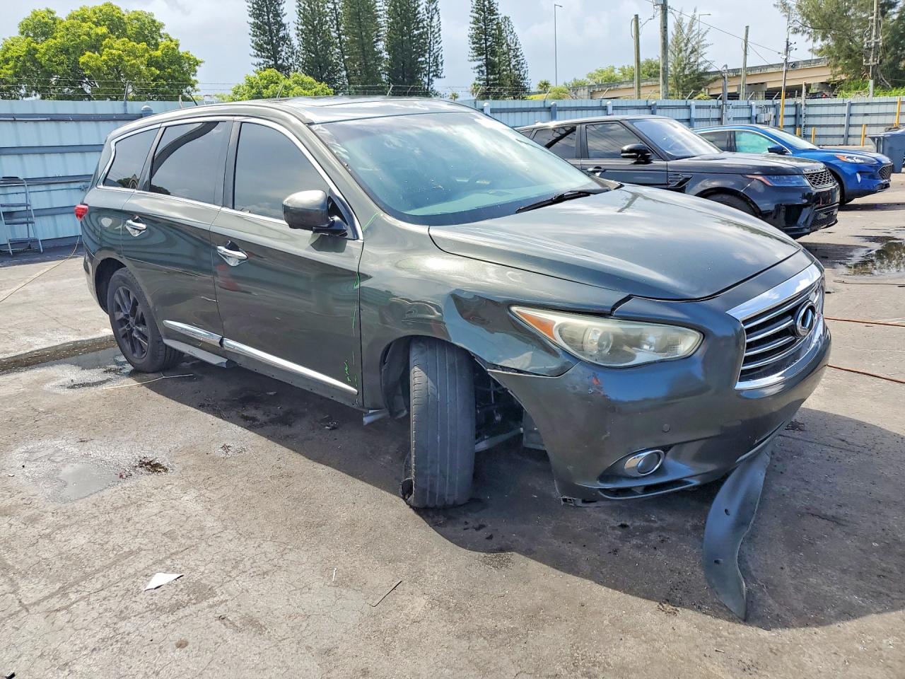 2013 Infiniti Jx35 Base Green vin: 5N1AL0MM6DC323932