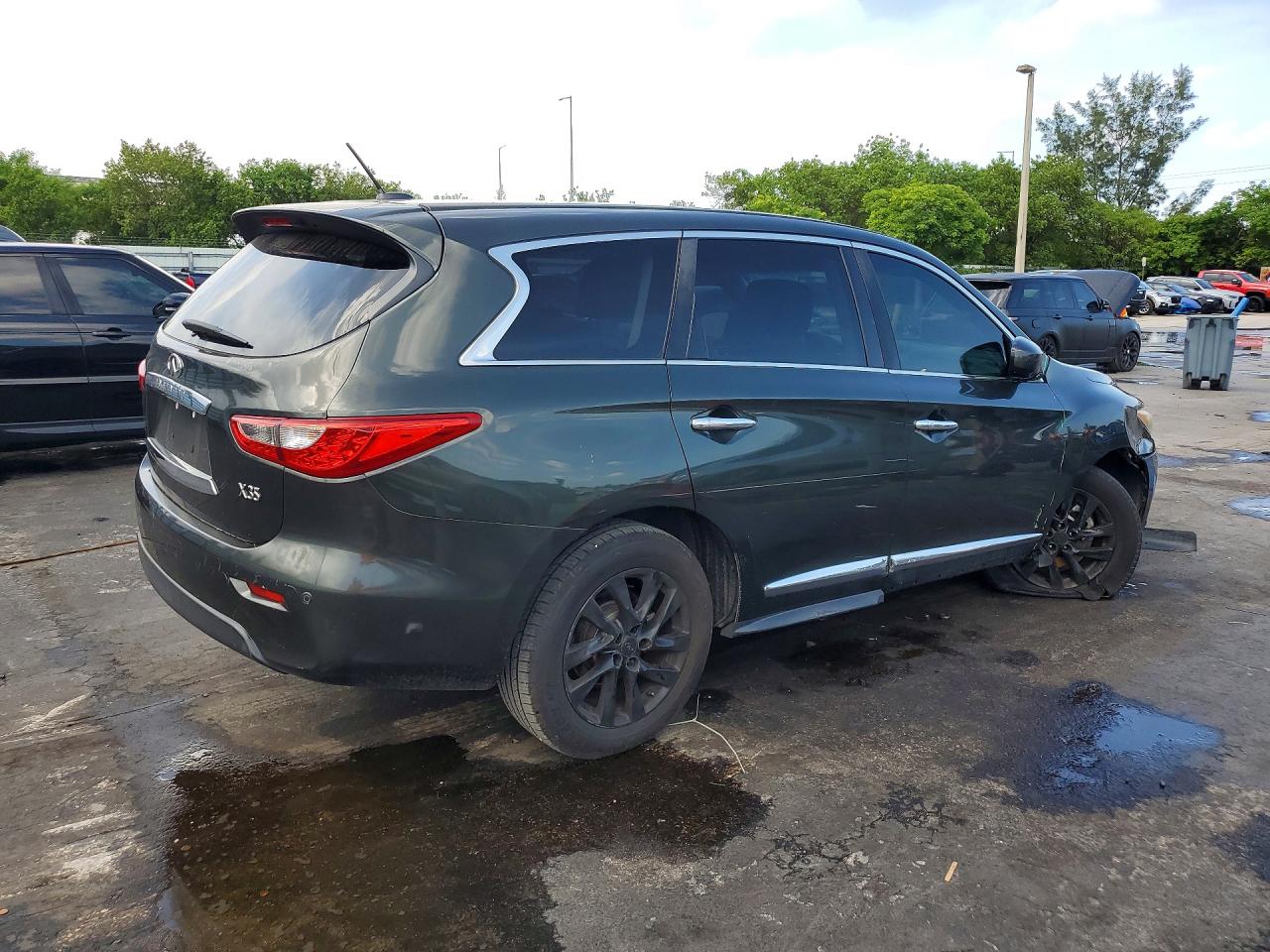 2013 Infiniti Jx35 Base Green vin: 5N1AL0MM6DC323932