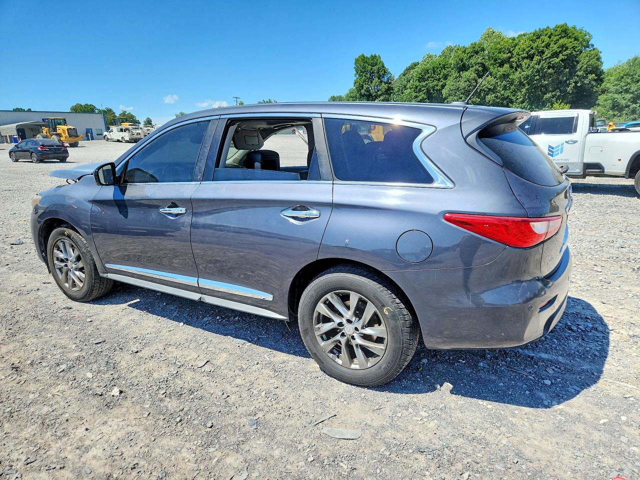 2013 Infiniti Jx35 Base Teal vin: 5N1AL0MM6DC324191