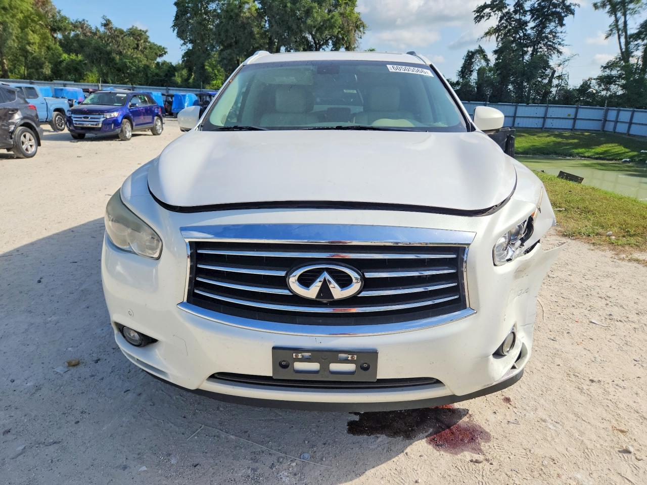 2013 Infiniti Jx35 Base White vin: 5N1AL0MM6DC337961
