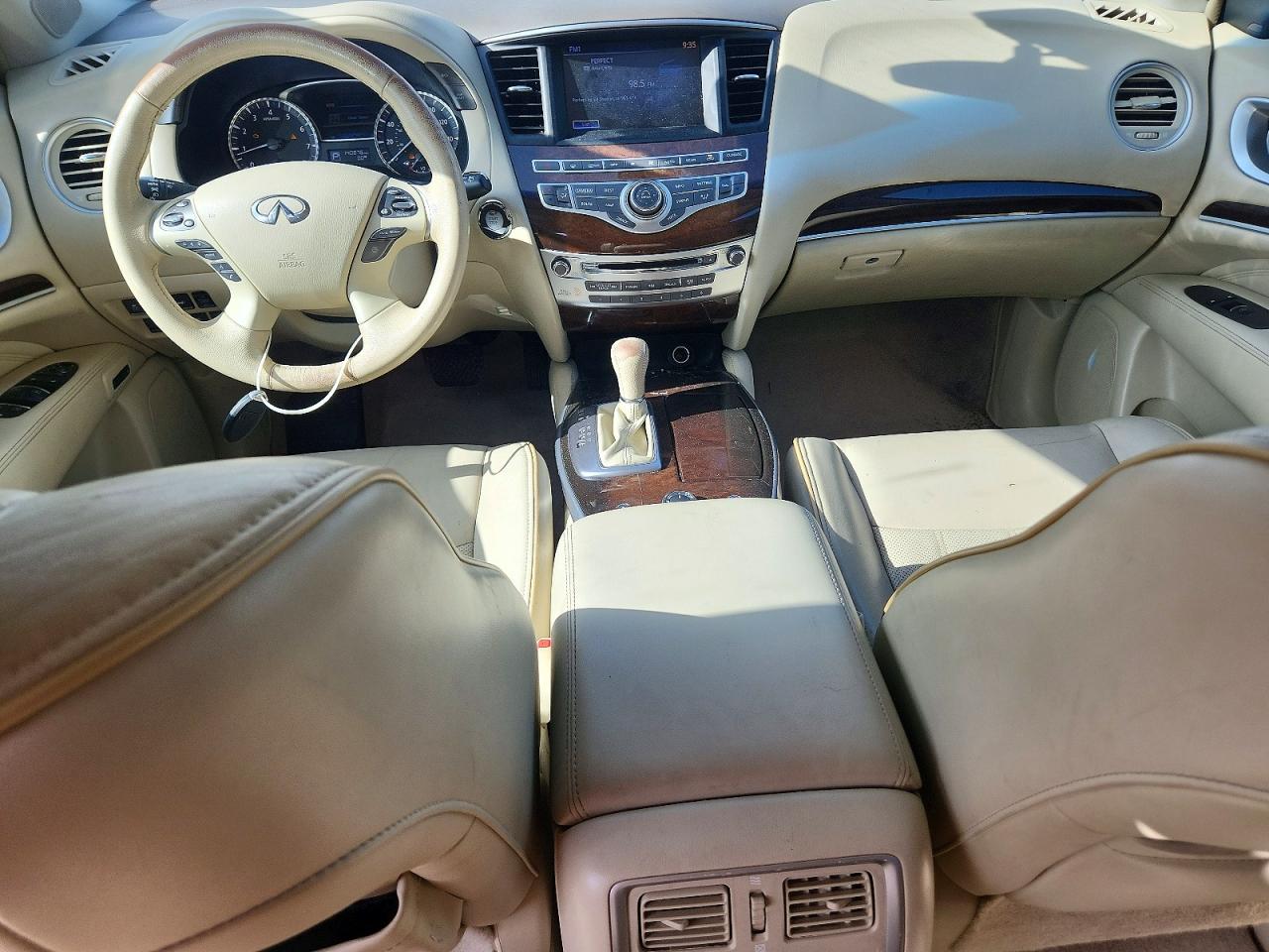 2013 Infiniti Jx35 Base White vin: 5N1AL0MM6DC337961