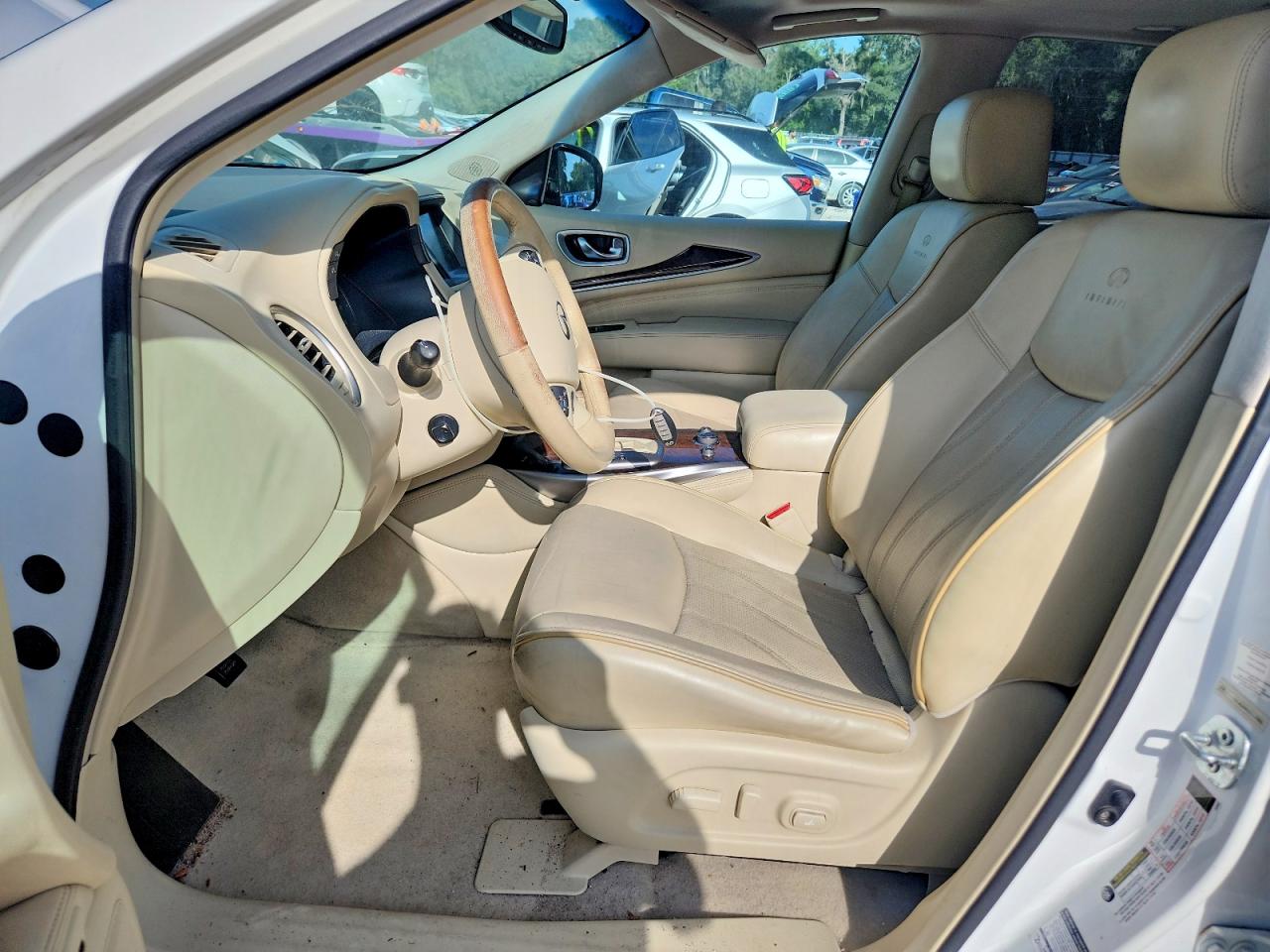 2013 Infiniti Jx35 Base White vin: 5N1AL0MM6DC337961