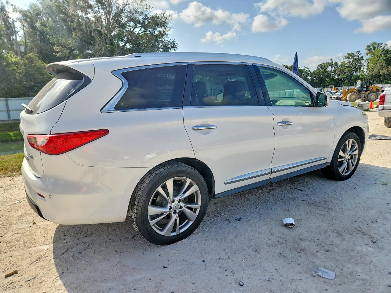 2013 Infiniti Jx35 Base White vin: 5N1AL0MM6DC337961
