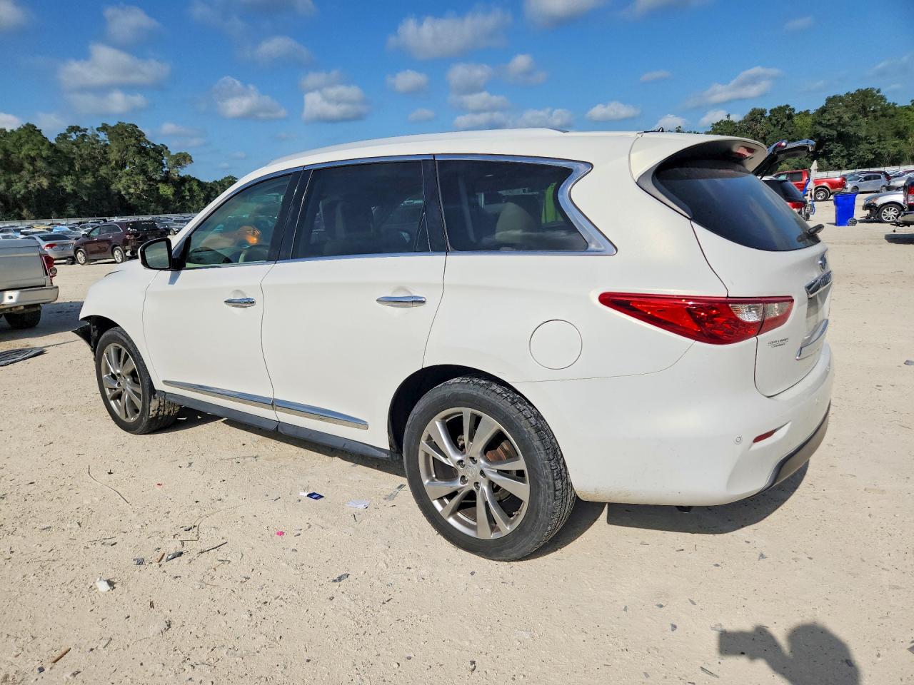 2013 Infiniti Jx35 Base White vin: 5N1AL0MM6DC337961