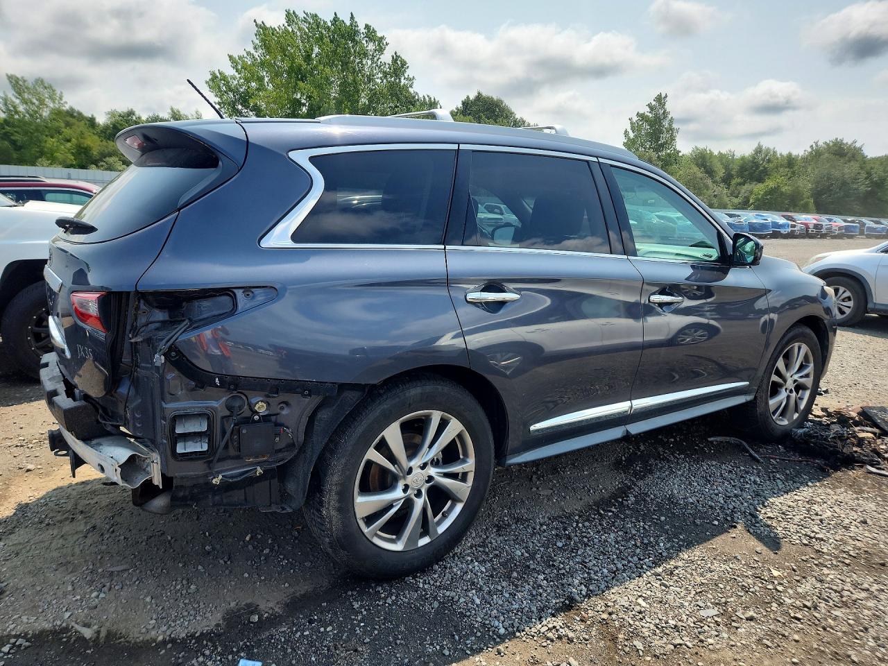 2013 Infiniti Jx35 Base Gray vin: 5N1AL0MM6DC347437