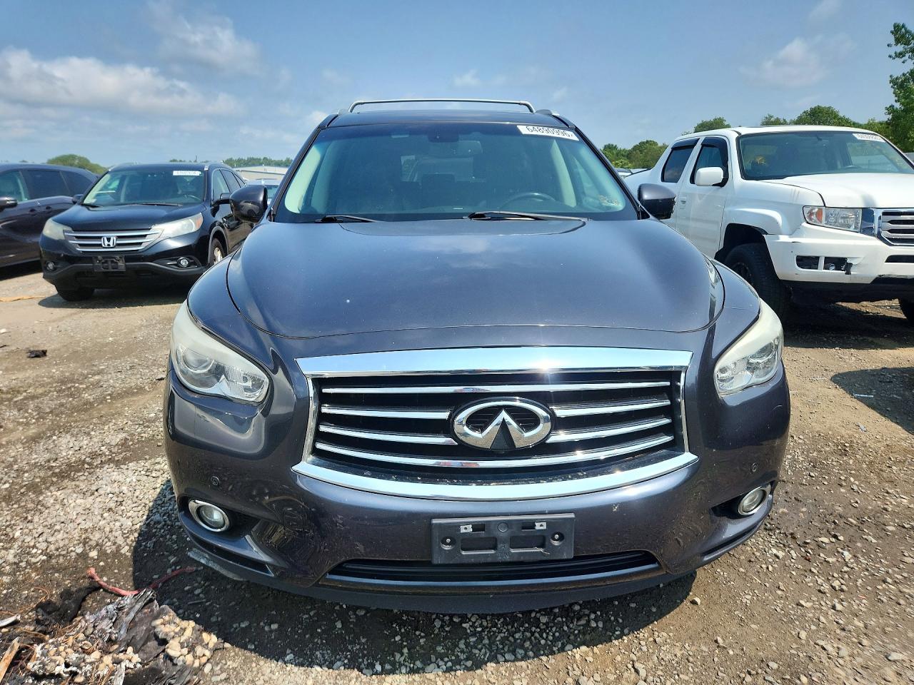 2013 Infiniti Jx35 Base Gray vin: 5N1AL0MM6DC347437
