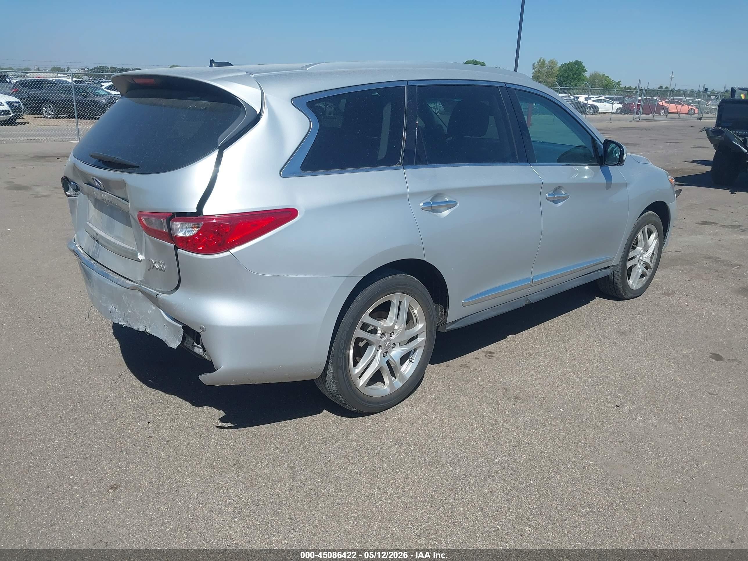 2013 Infiniti Jx35   Silver vin: 5N1AL0MM6DC351441
