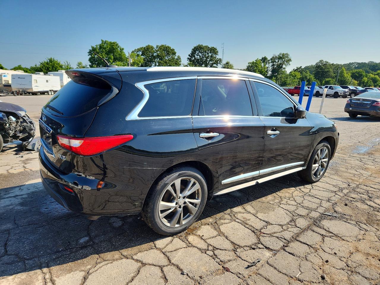 2013 Infiniti Jx35 Base Black vin: 5N1AL0MM6DC353156