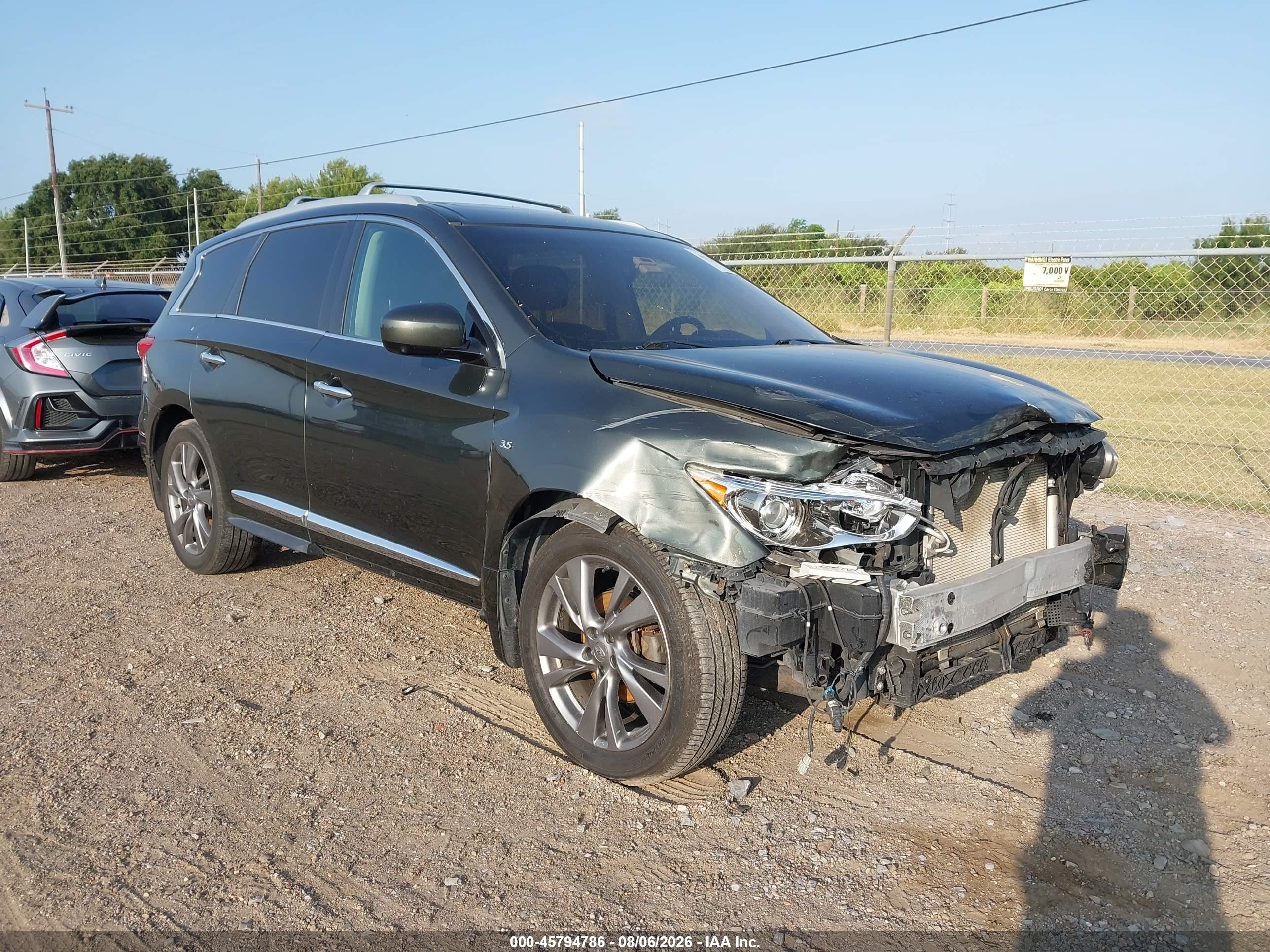 2014 Infiniti Qx60   Серый vin: 5N1AL0MM6EC500044