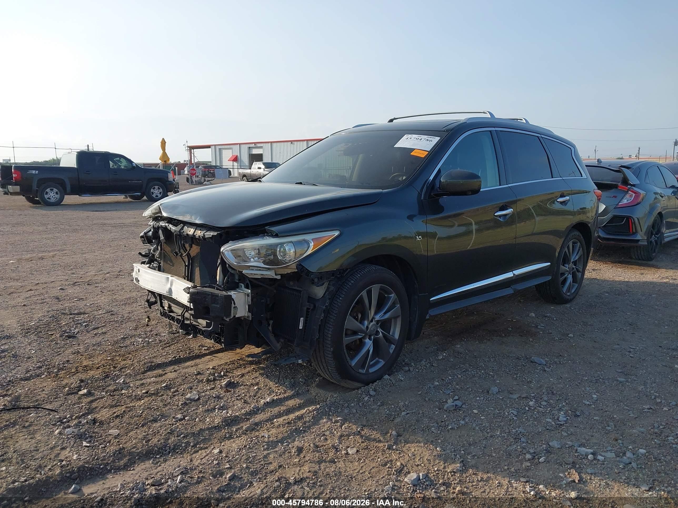 2014 Infiniti Qx60   Серый vin: 5N1AL0MM6EC500044