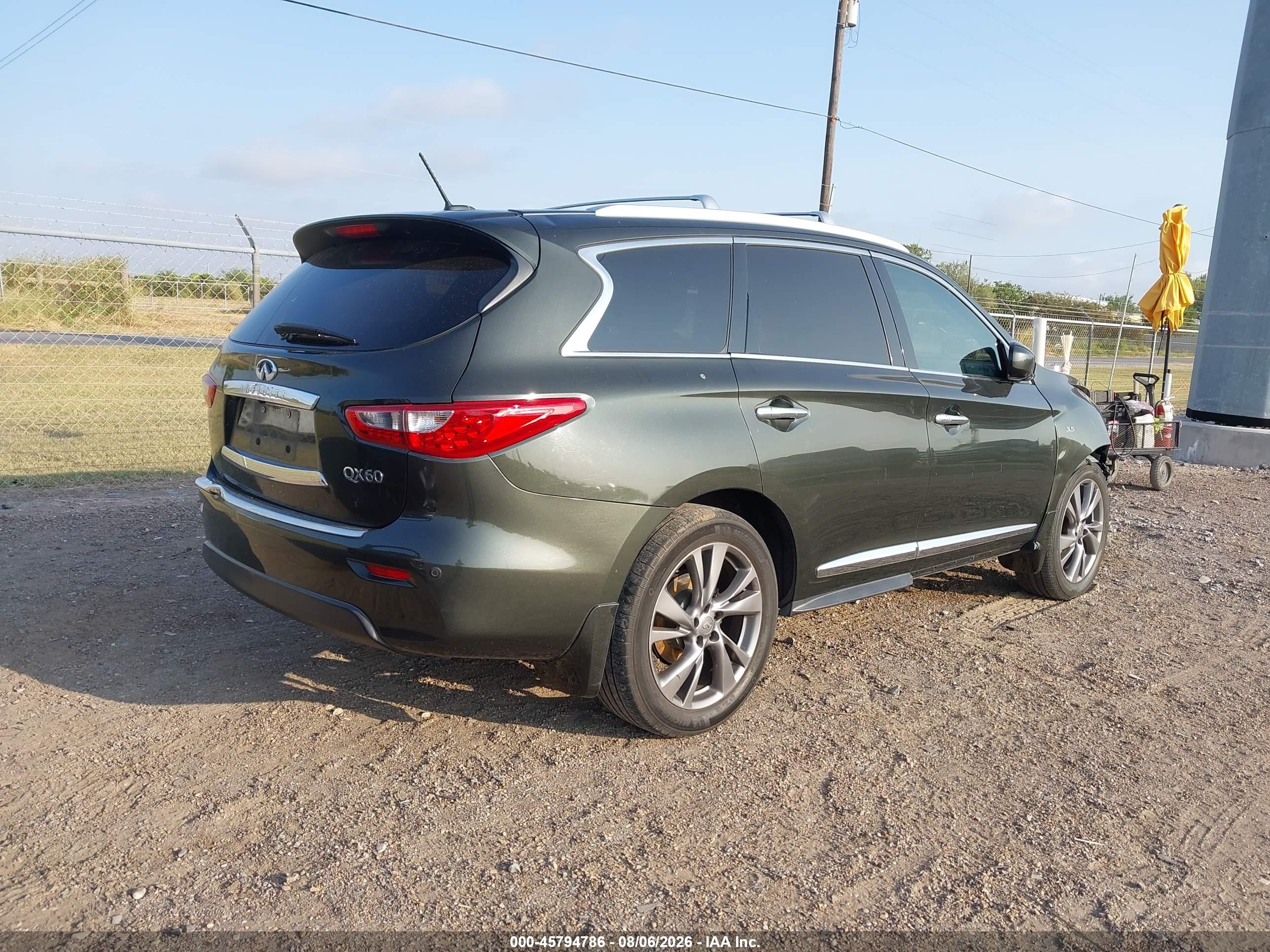 2014 Infiniti Qx60   Серый vin: 5N1AL0MM6EC500044