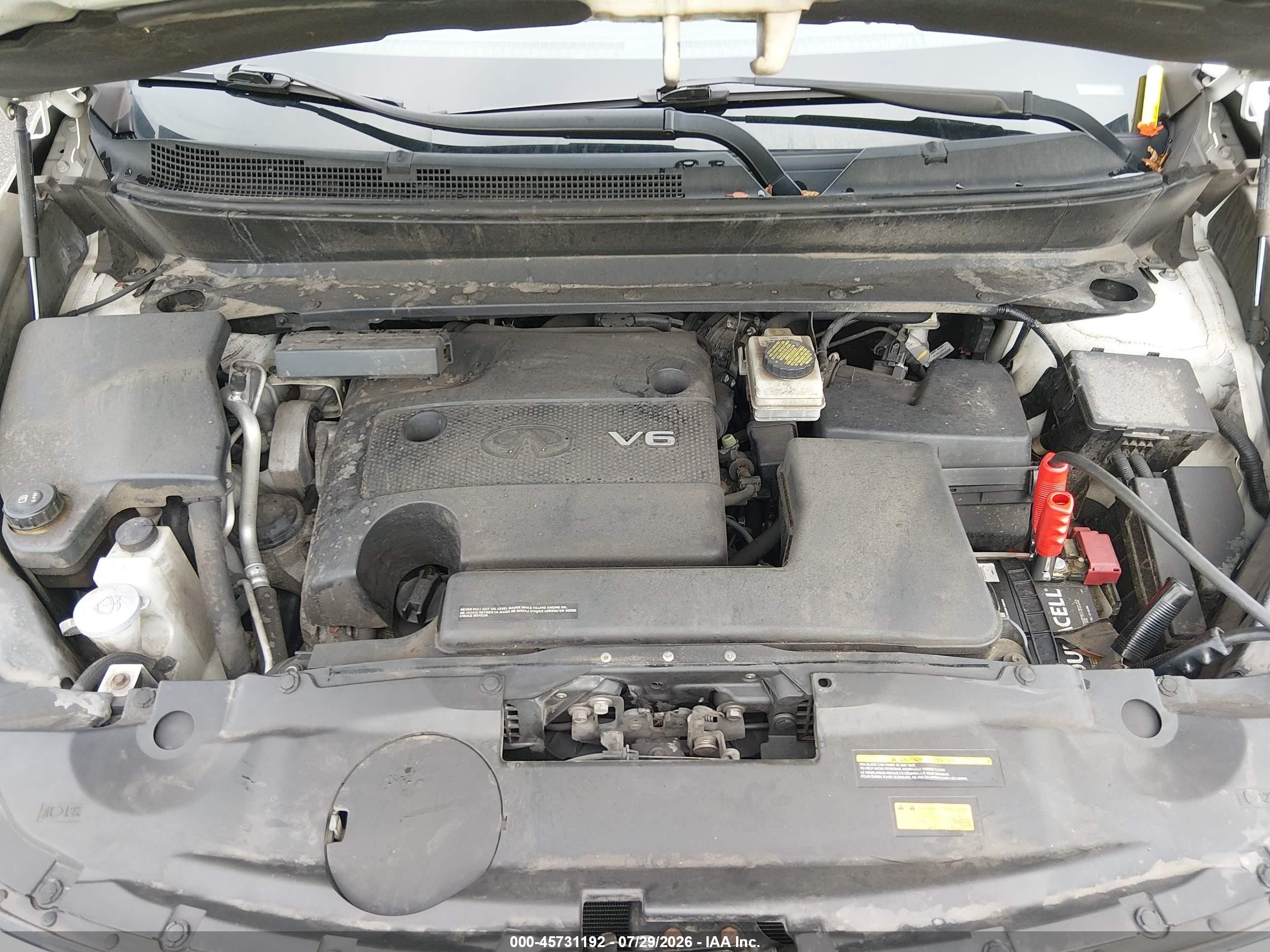 2014 Infiniti Qx60 White vin: 5N1AL0MM6EC505888