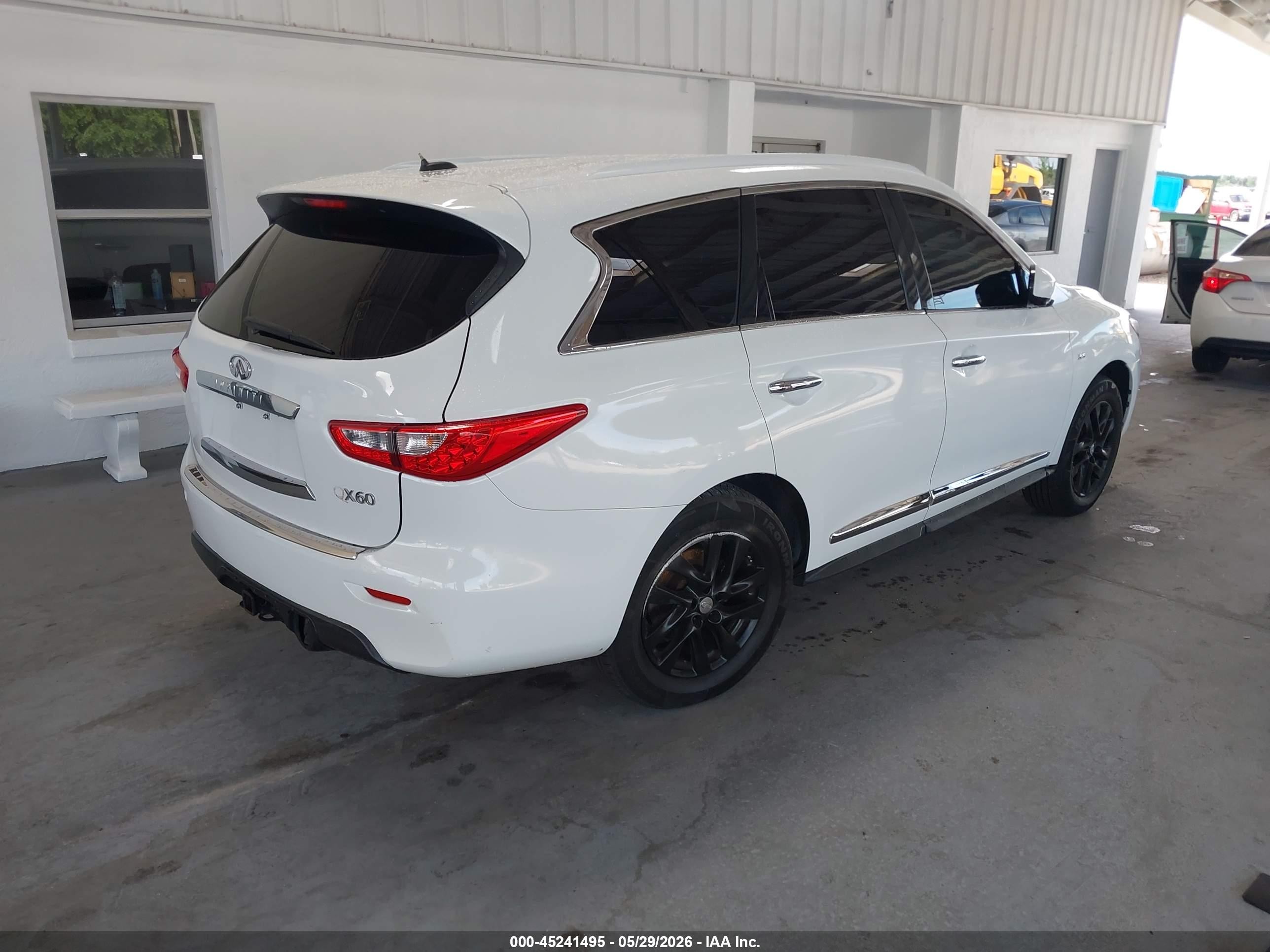 2014 Infiniti Qx60   White vin: 5N1AL0MM6EC506944