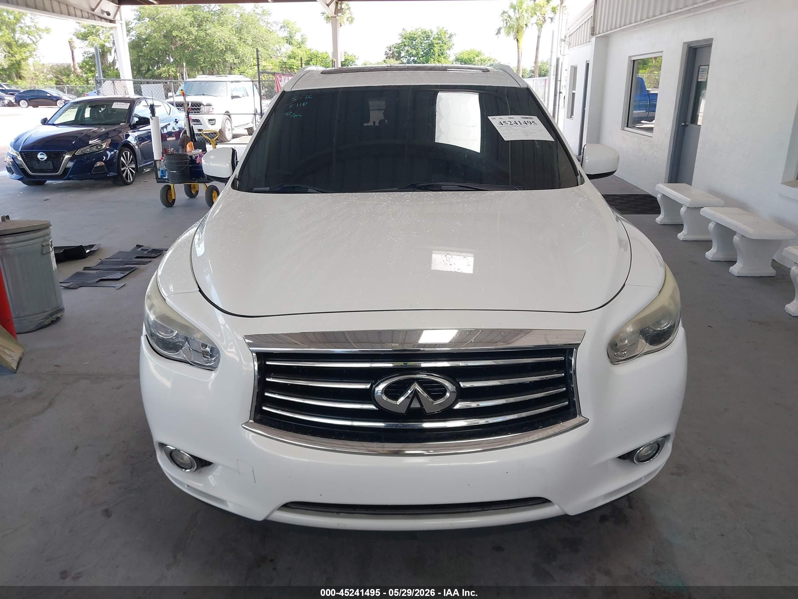 2014 Infiniti Qx60   White vin: 5N1AL0MM6EC506944