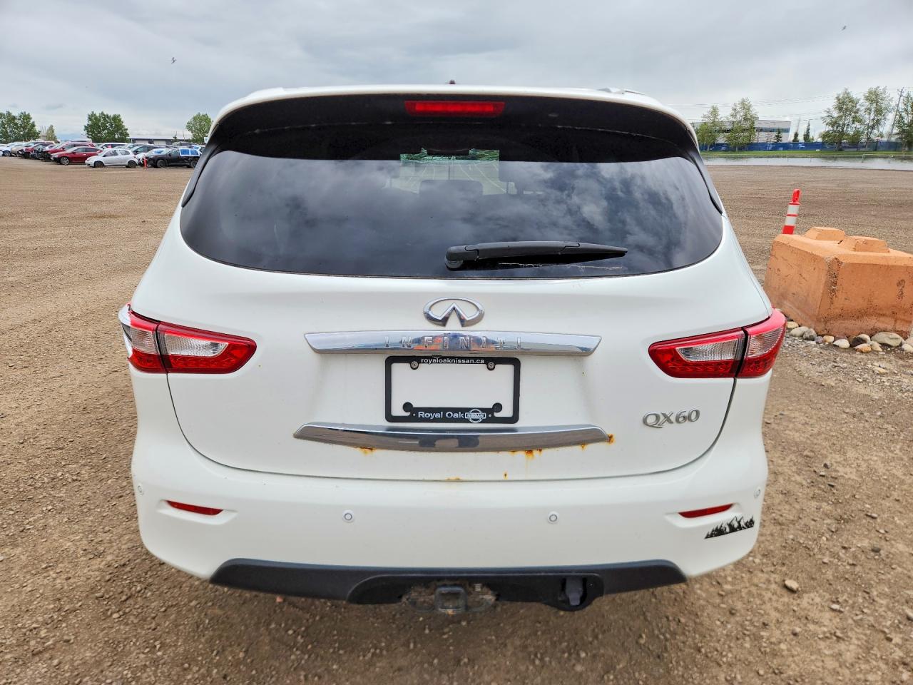 2014 Infiniti Qx60 Base White vin: 5N1AL0MM6EC518043