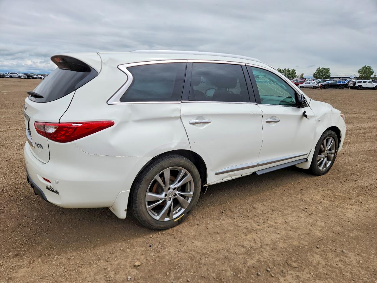 2014 Infiniti Qx60 Base White vin: 5N1AL0MM6EC518043