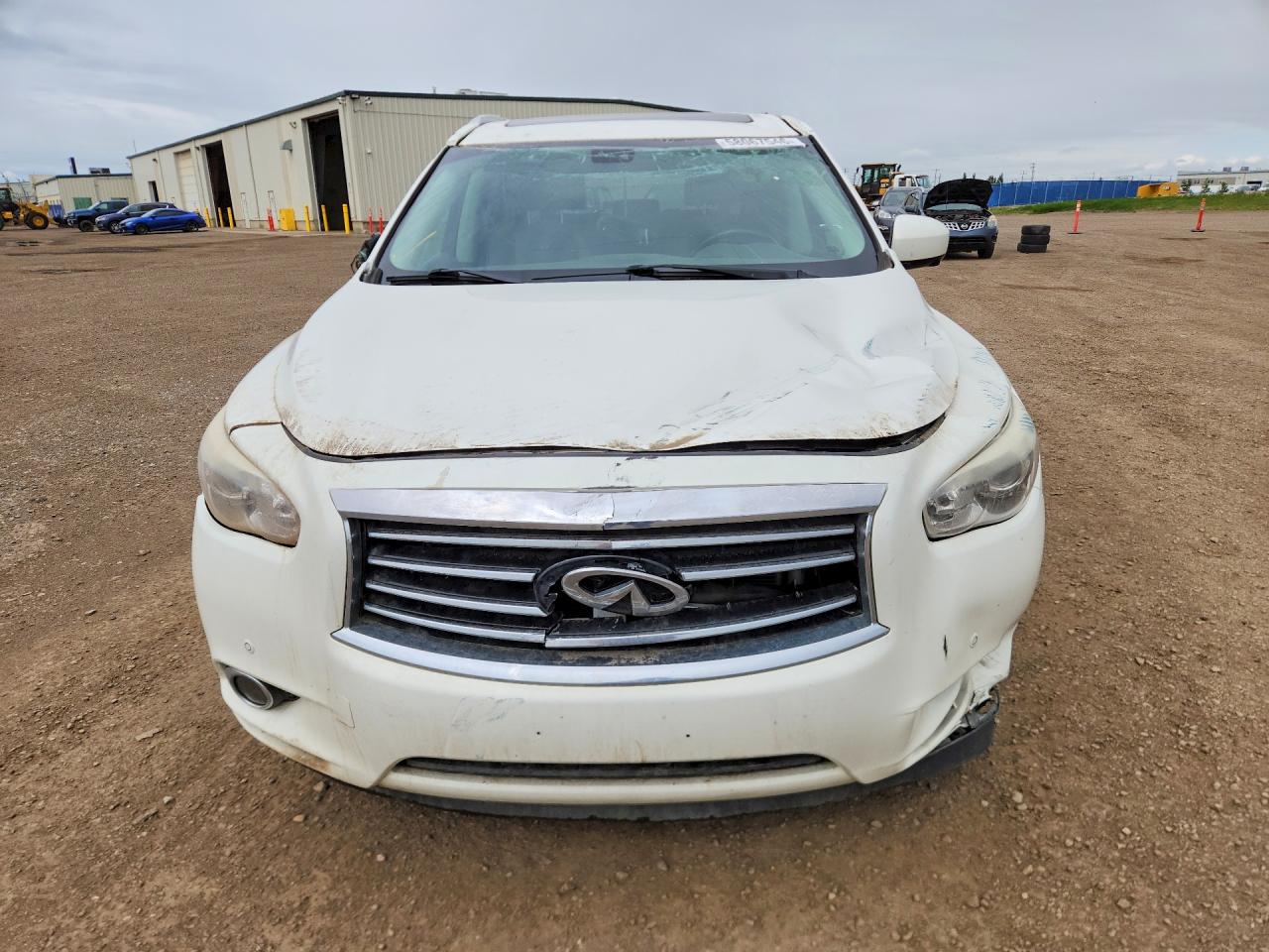 2014 Infiniti Qx60 Base White vin: 5N1AL0MM6EC518043