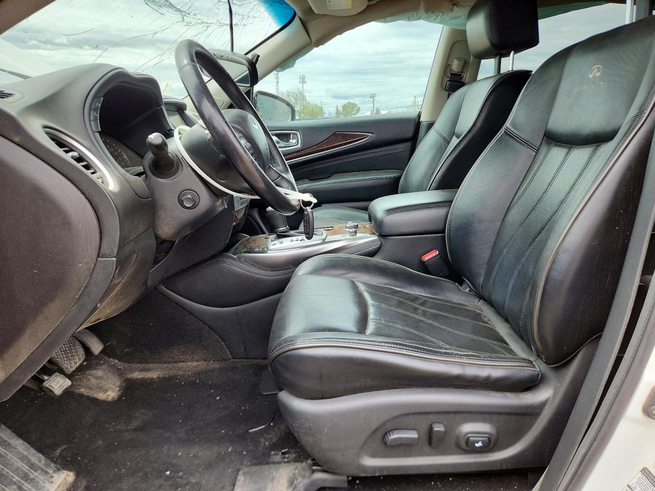 2014 Infiniti Qx60 Base White vin: 5N1AL0MM6EC518043