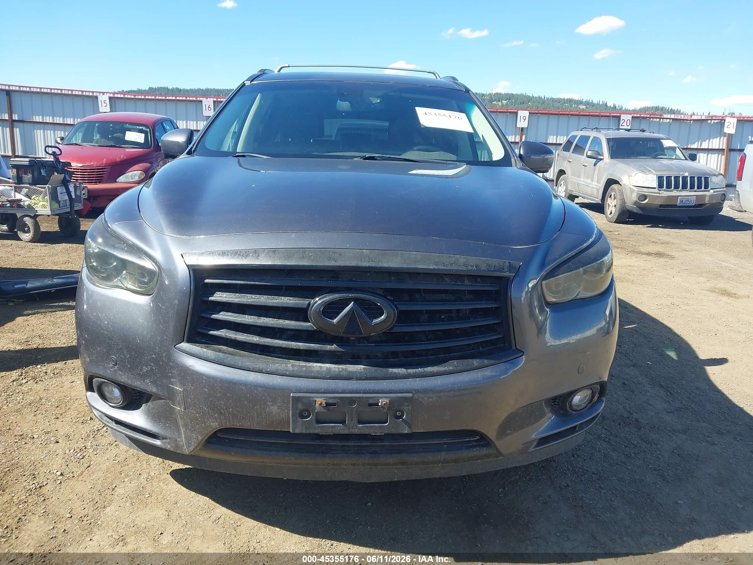 2014 Infiniti Qx60   Серый vin: 5N1AL0MM6EC520620