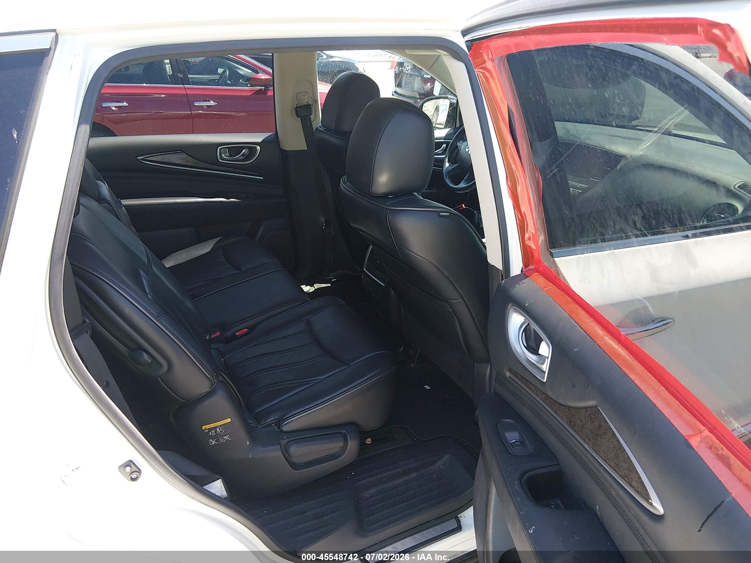 2014 Infiniti Qx60   White vin: 5N1AL0MM6EC520942