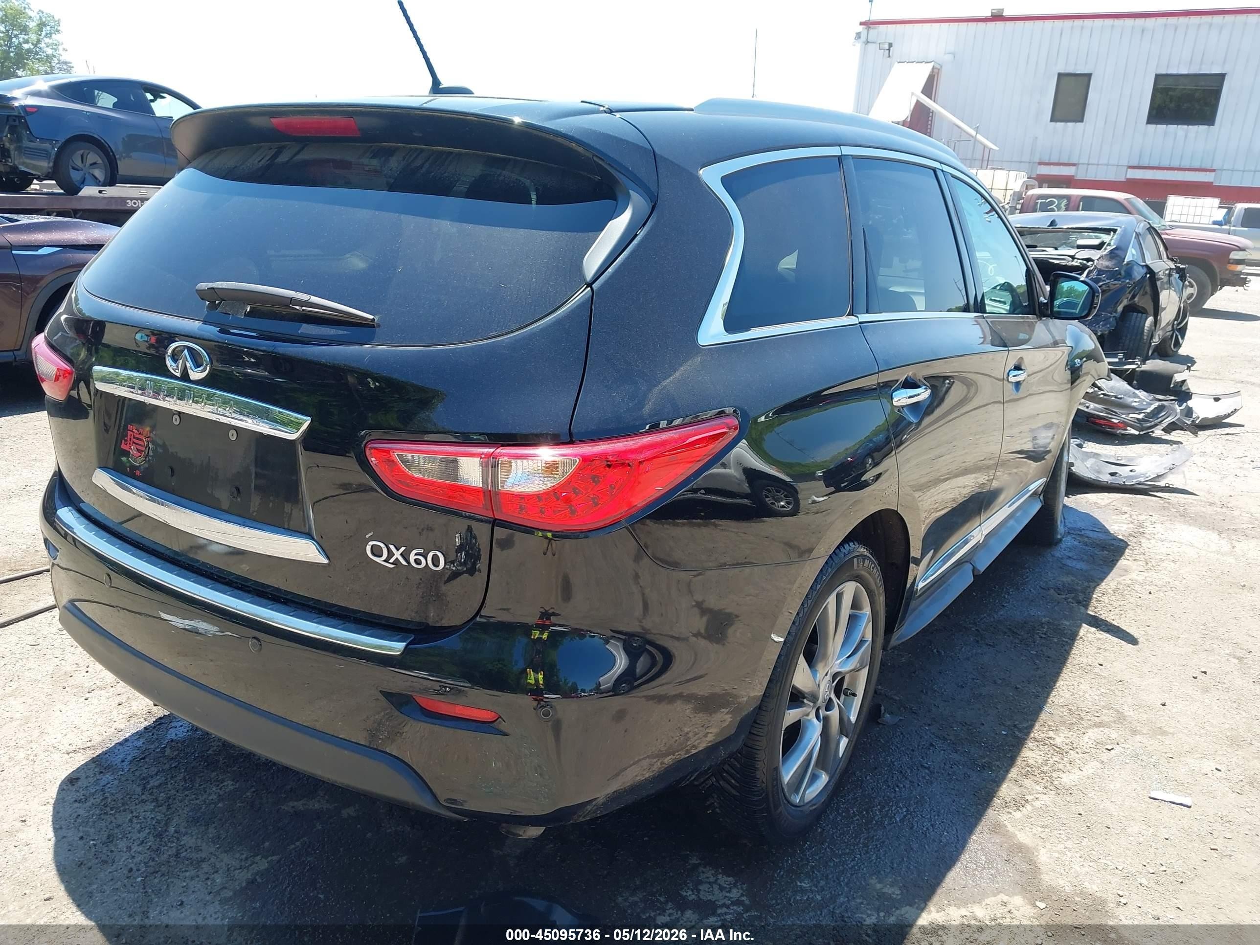 2014 Infiniti Qx60 Black vin: 5N1AL0MM6EC526479