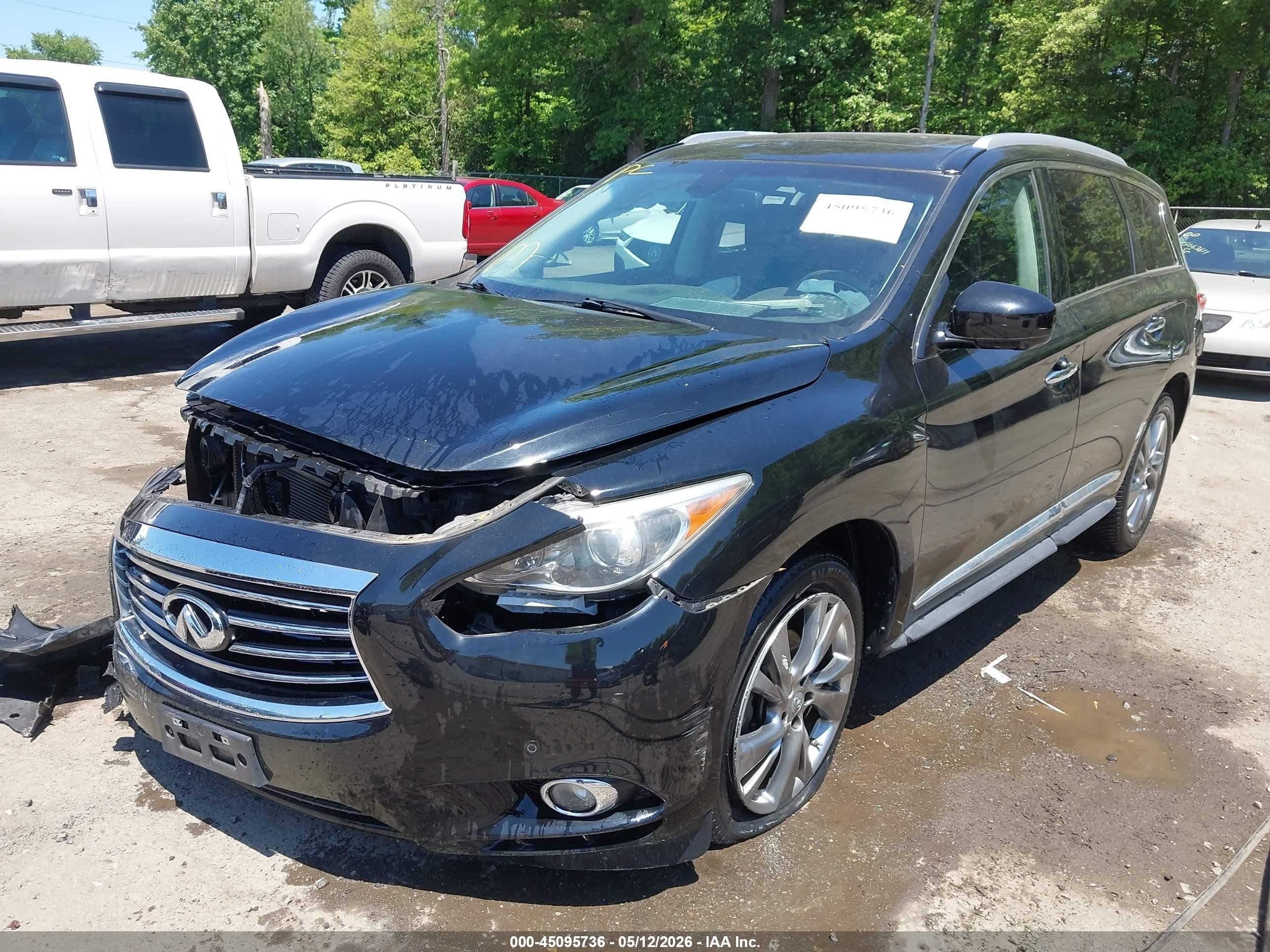 2014 Infiniti Qx60 Black vin: 5N1AL0MM6EC526479