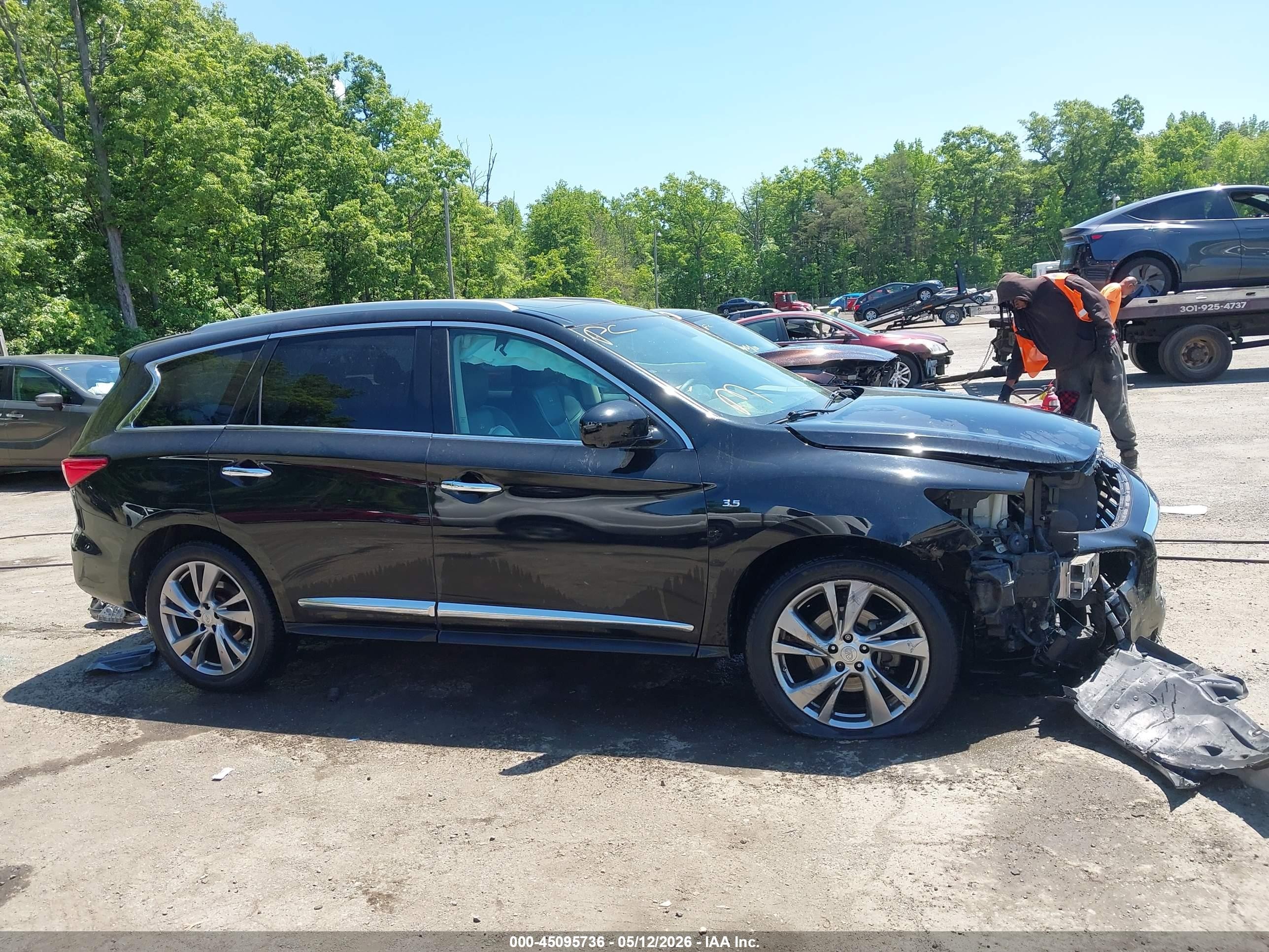 2014 Infiniti Qx60 Black vin: 5N1AL0MM6EC526479