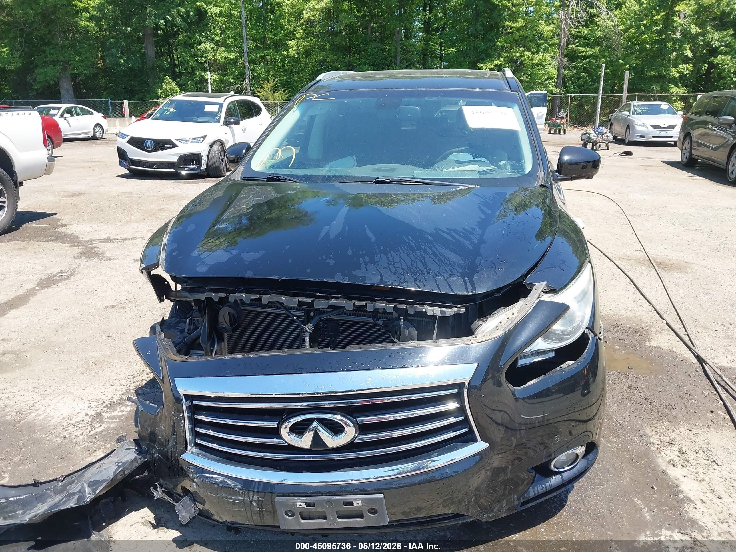 2014 Infiniti Qx60 Black vin: 5N1AL0MM6EC526479