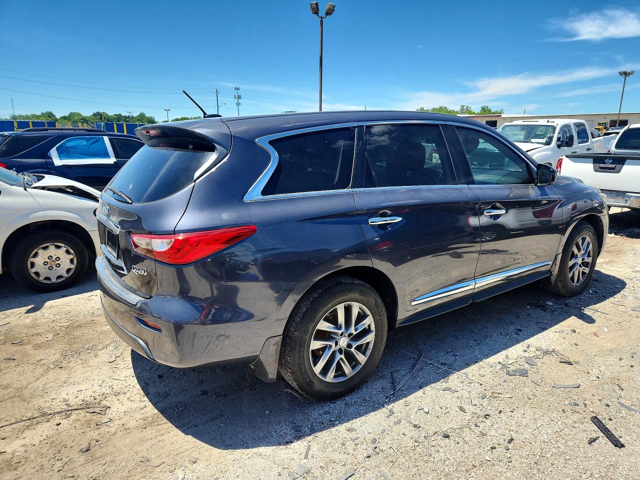 2014 Infiniti Qx60 Base Blue vin: 5N1AL0MM6EC529558