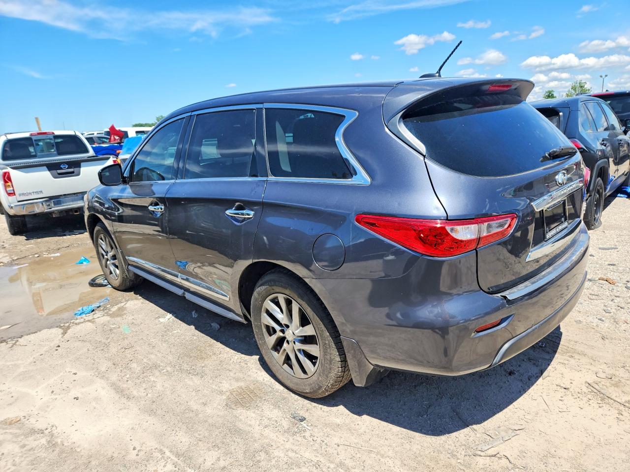 2014 Infiniti Qx60 Base Blue vin: 5N1AL0MM6EC529558