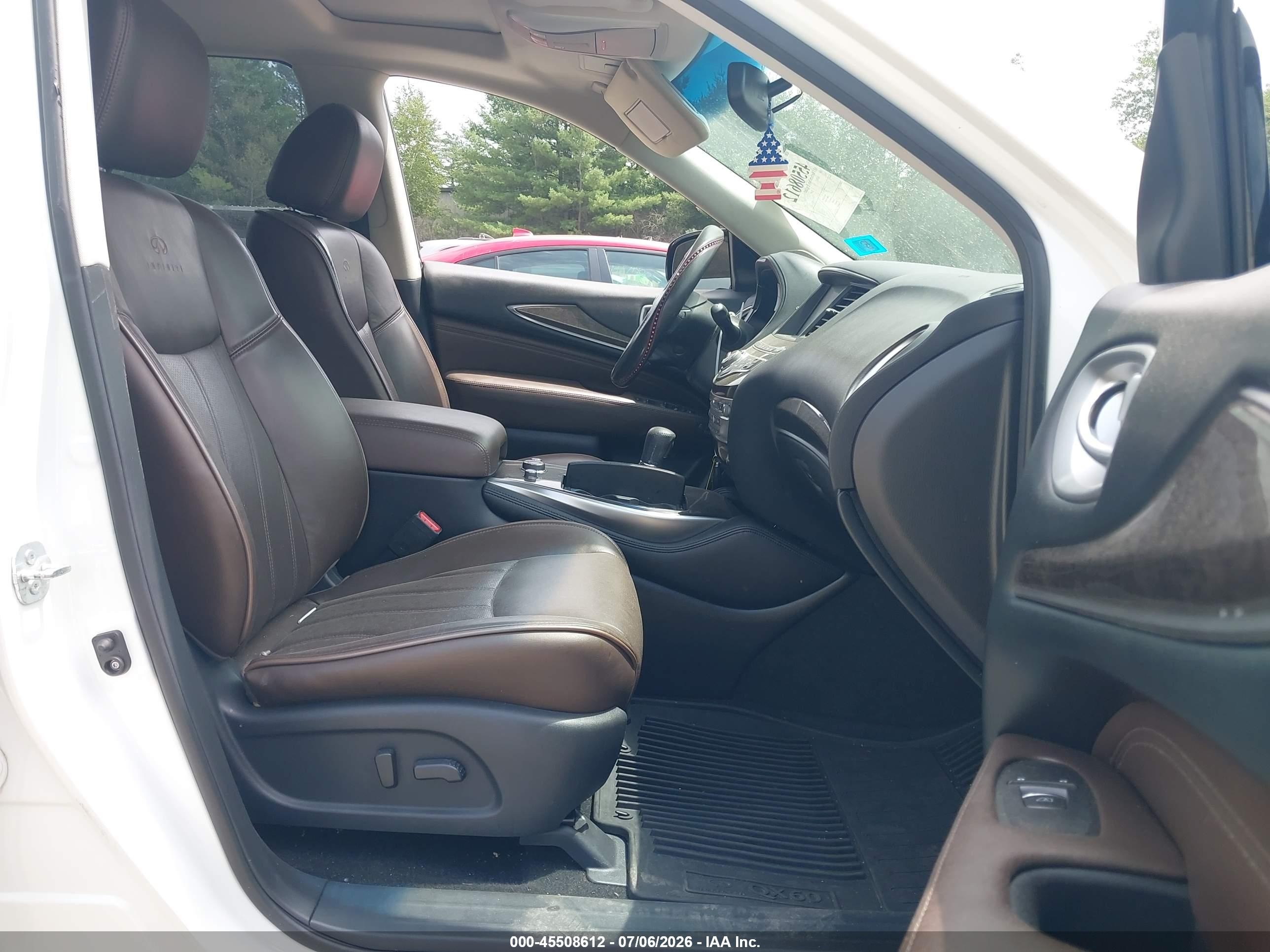 2014 Infiniti Qx60 White vin: 5N1AL0MM6EC532668
