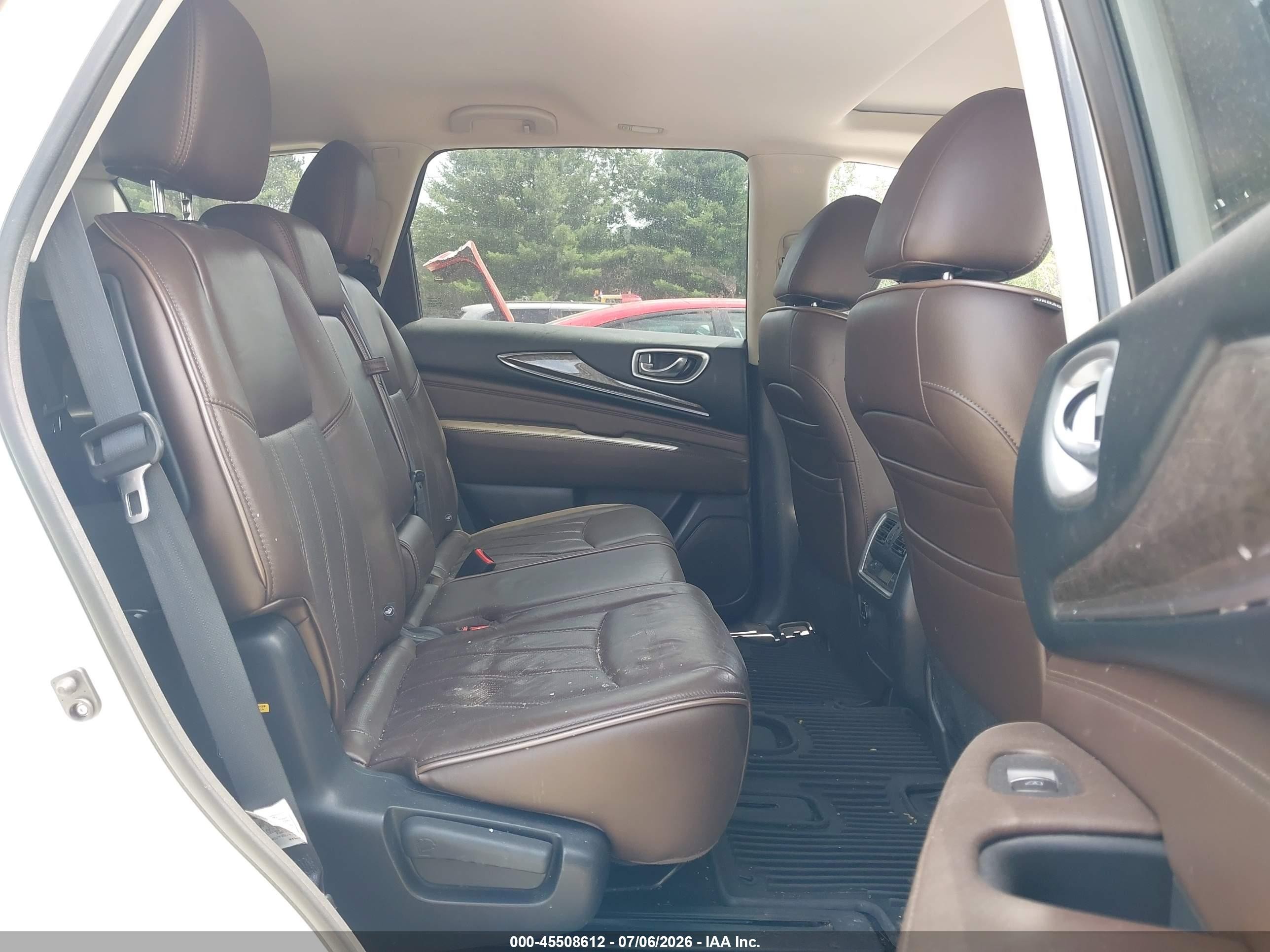 2014 Infiniti Qx60 White vin: 5N1AL0MM6EC532668