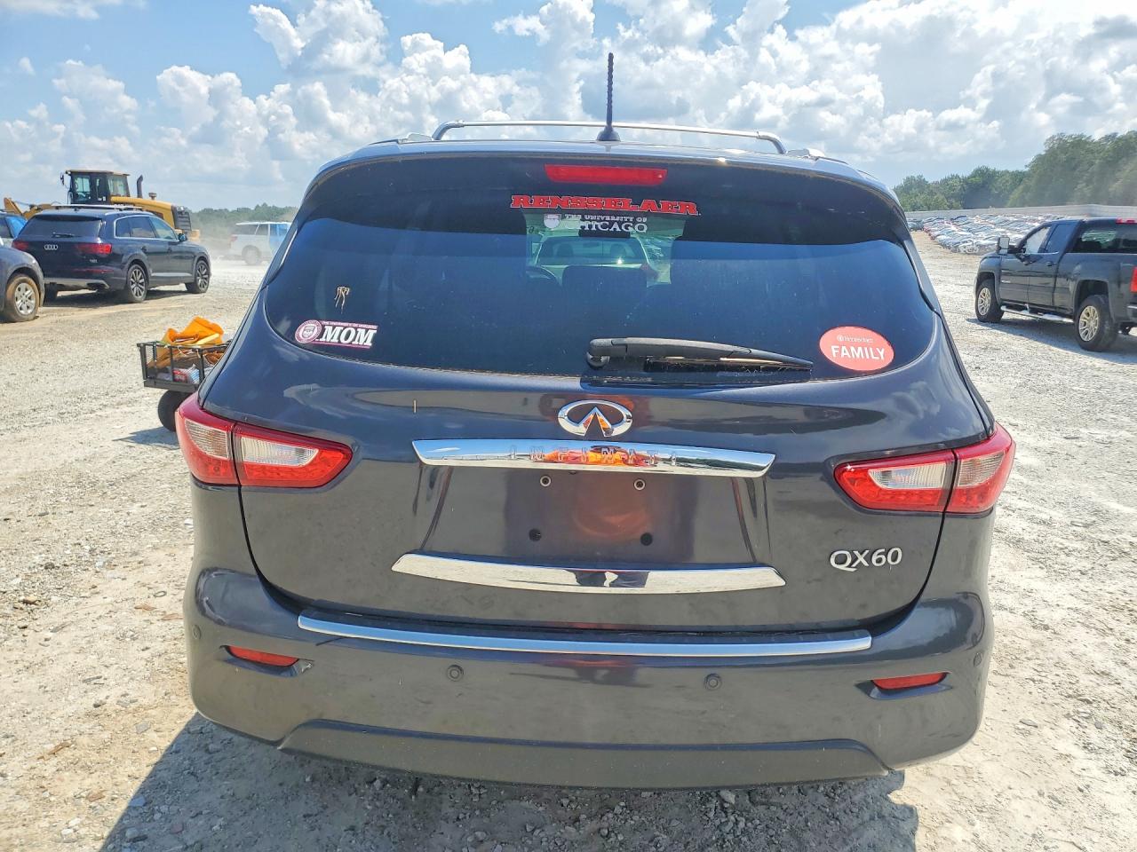 2014 Infiniti Qx60 Base Silver vin: 5N1AL0MM6EC552662