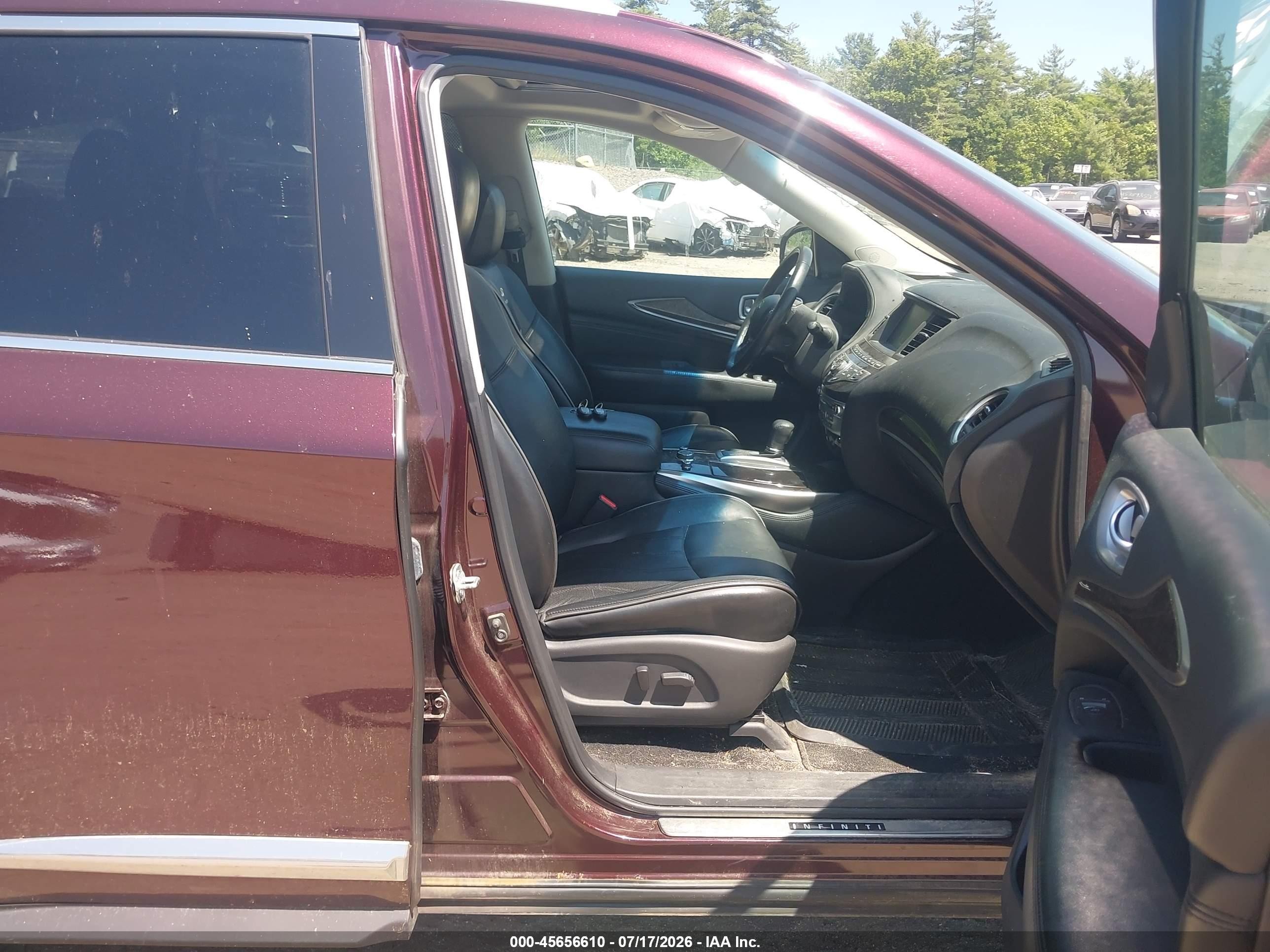2014 Infiniti Qx60   Maroon vin: 5N1AL0MM6EC553892