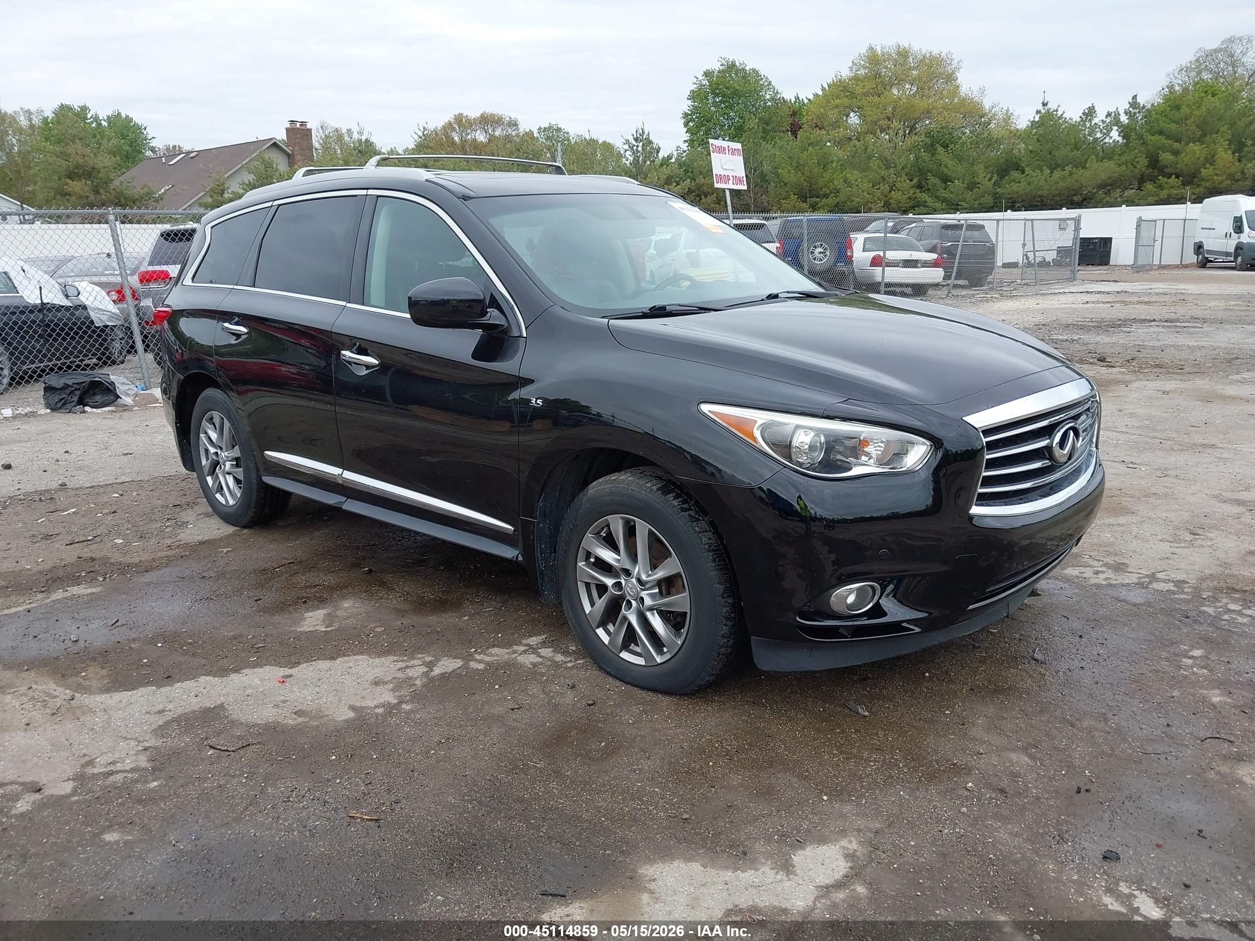 2015 Infiniti Qx60   Black vin: 5N1AL0MM6FC500367