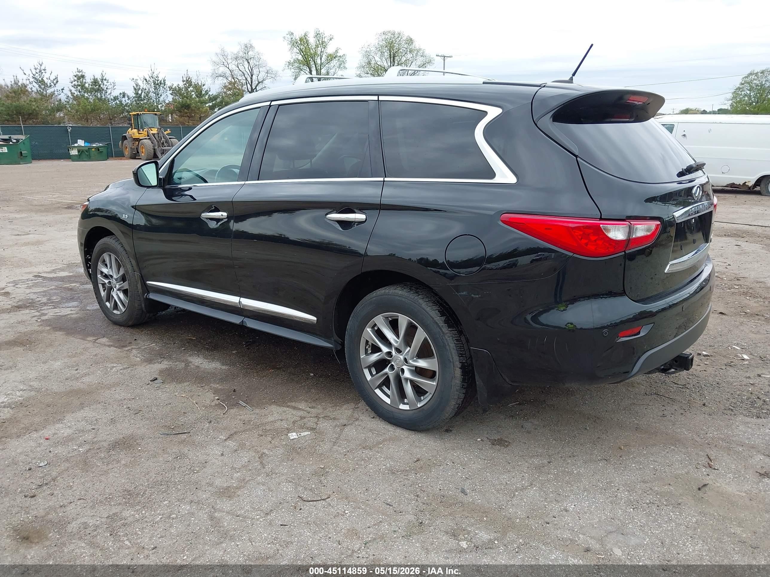 2015 Infiniti Qx60   Black vin: 5N1AL0MM6FC500367