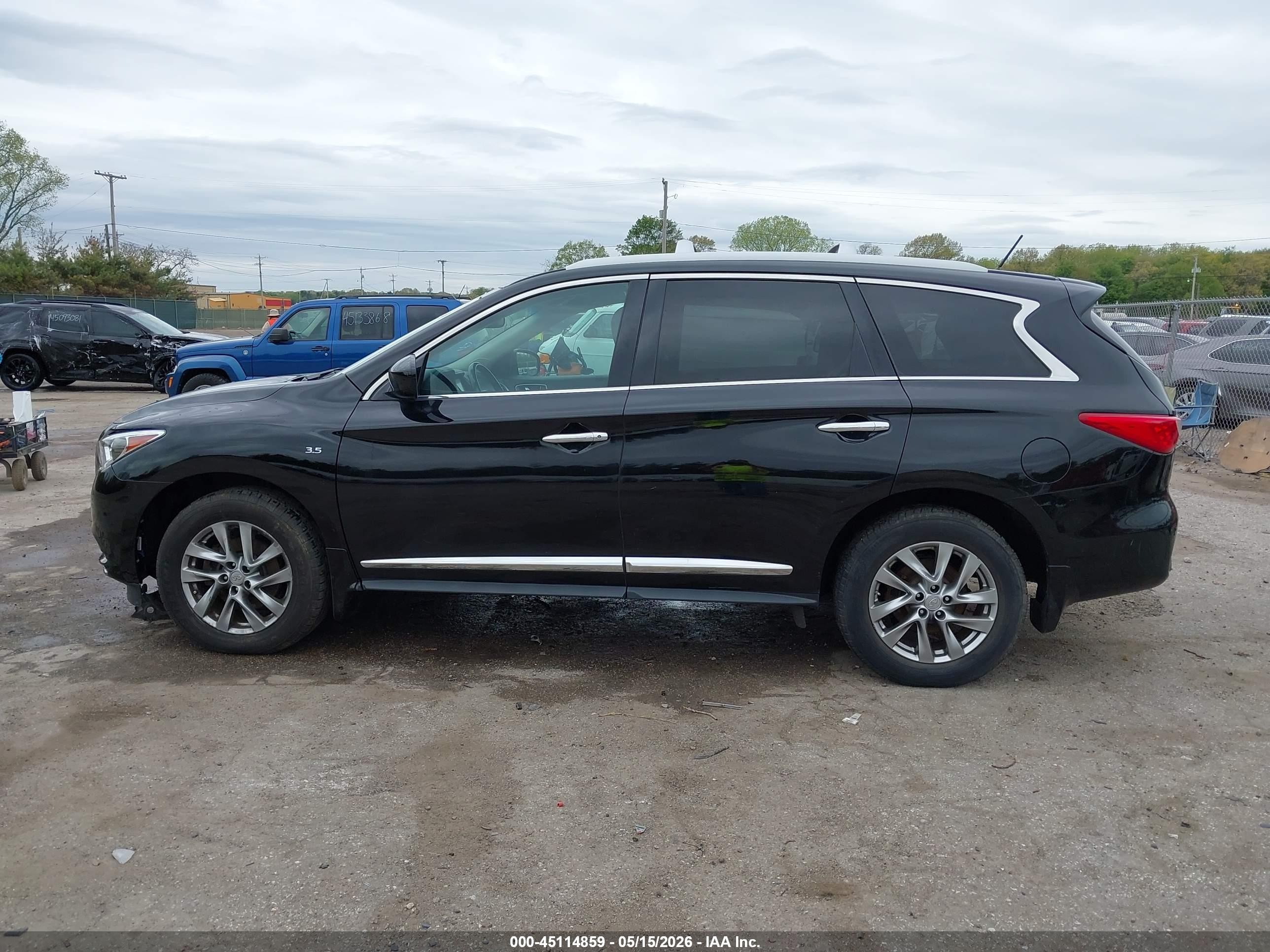 2015 Infiniti Qx60   Black vin: 5N1AL0MM6FC500367