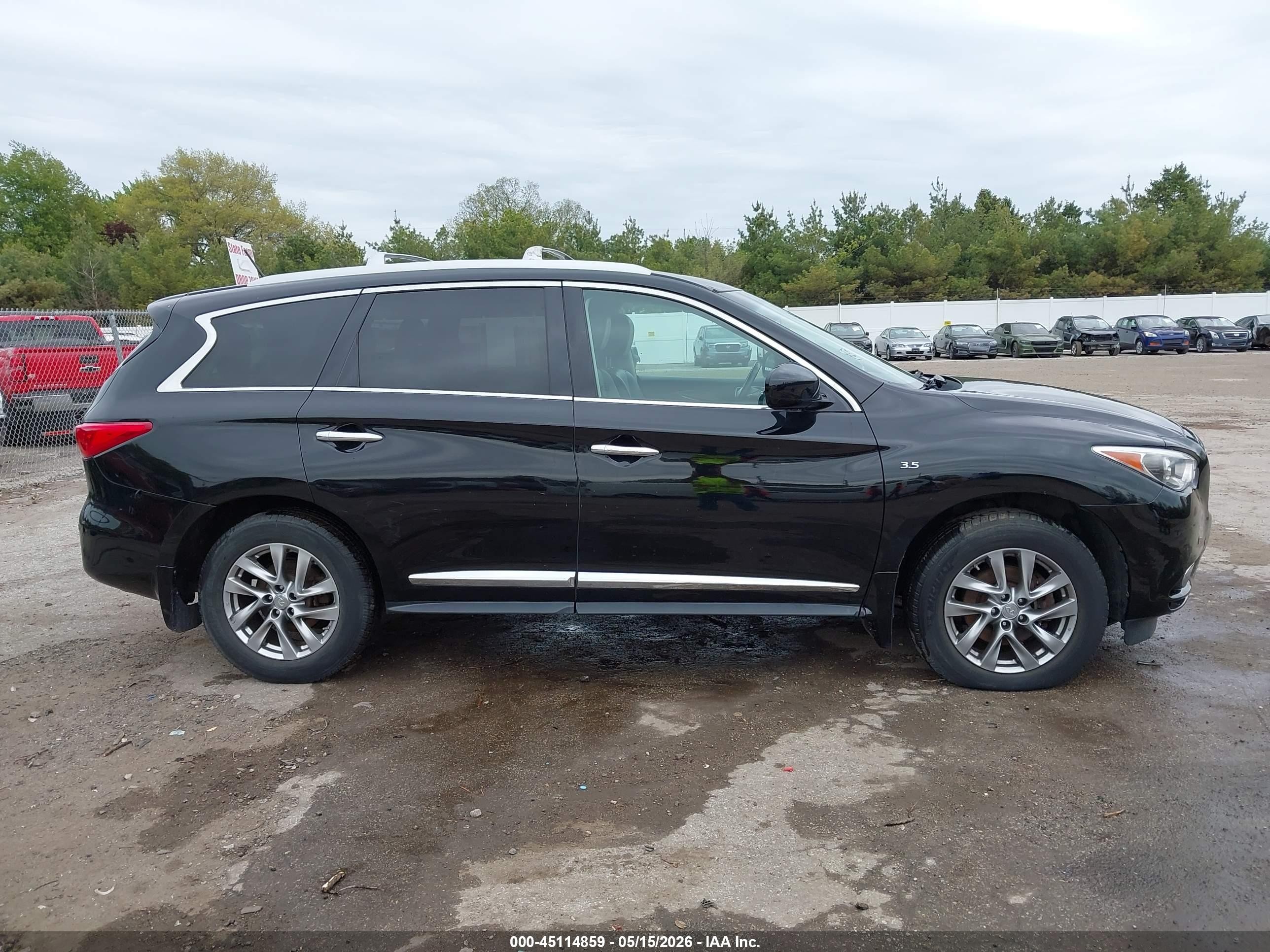 2015 Infiniti Qx60   Black vin: 5N1AL0MM6FC500367