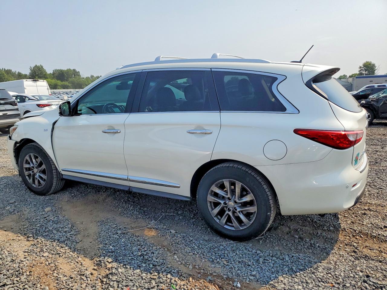 2015 Infiniti Qx60 Base White vin: 5N1AL0MM6FC500661