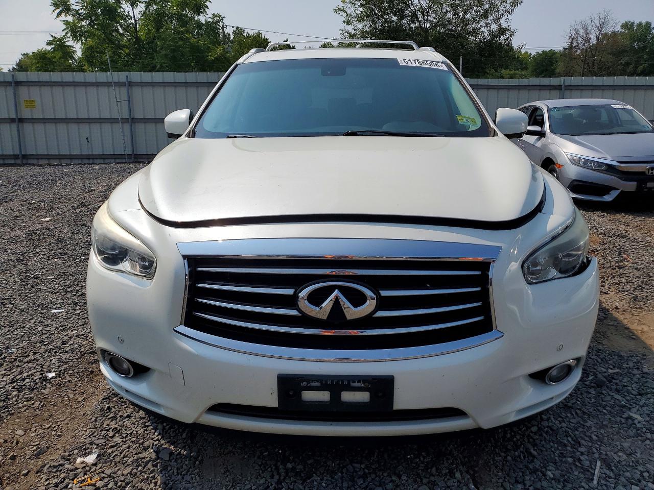 2015 Infiniti Qx60 Base White vin: 5N1AL0MM6FC500661