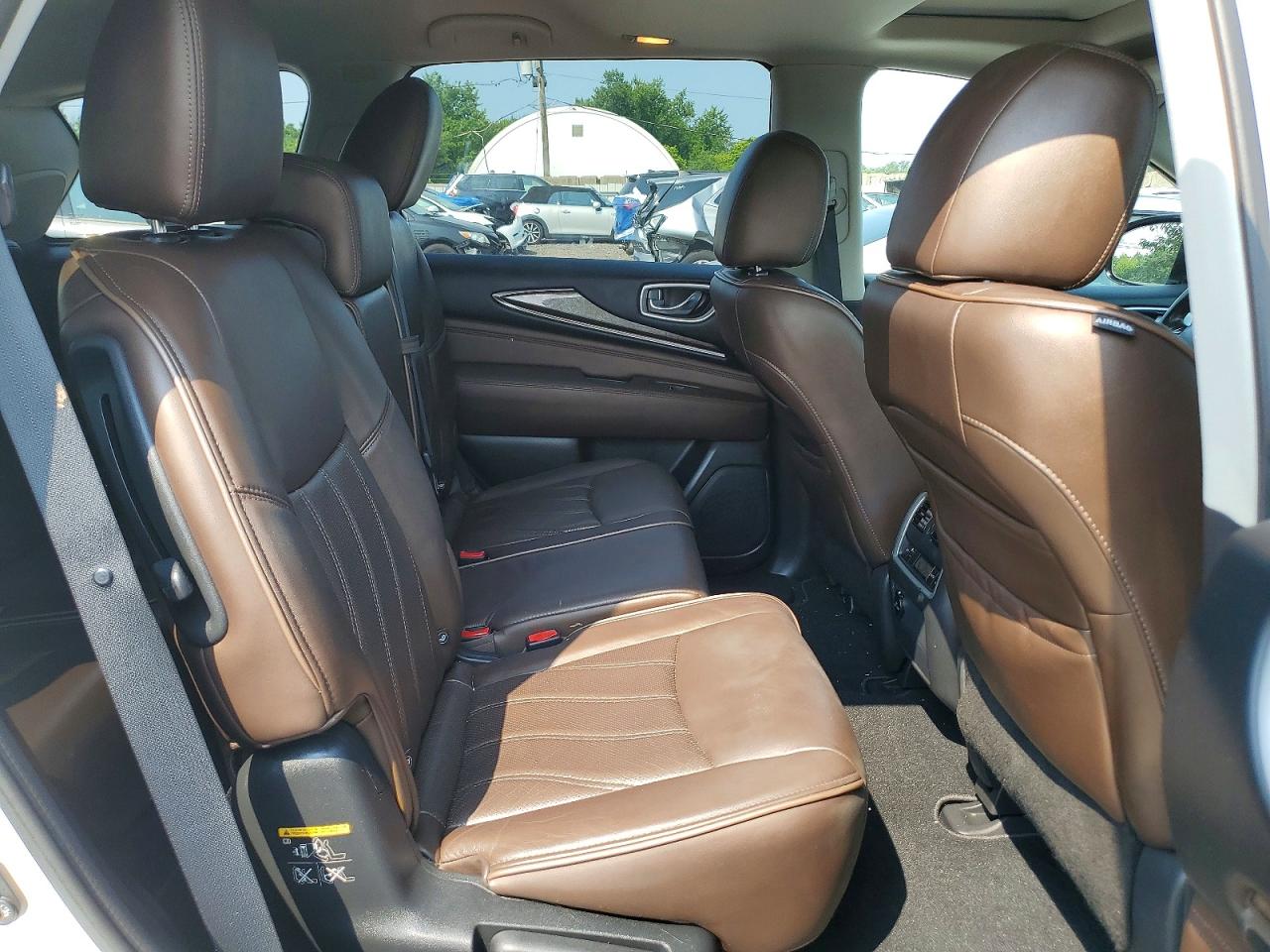2015 Infiniti Qx60 Base White vin: 5N1AL0MM6FC500661