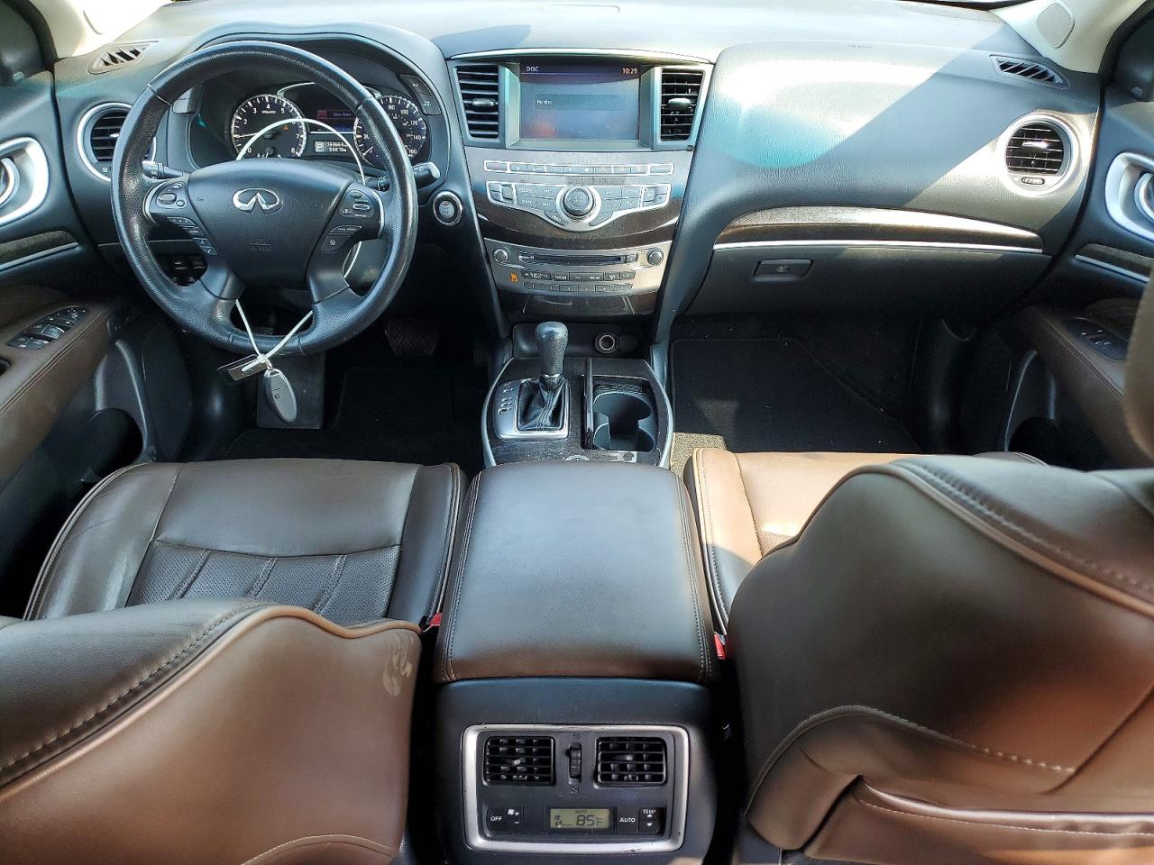 2015 Infiniti Qx60 Base White vin: 5N1AL0MM6FC500661