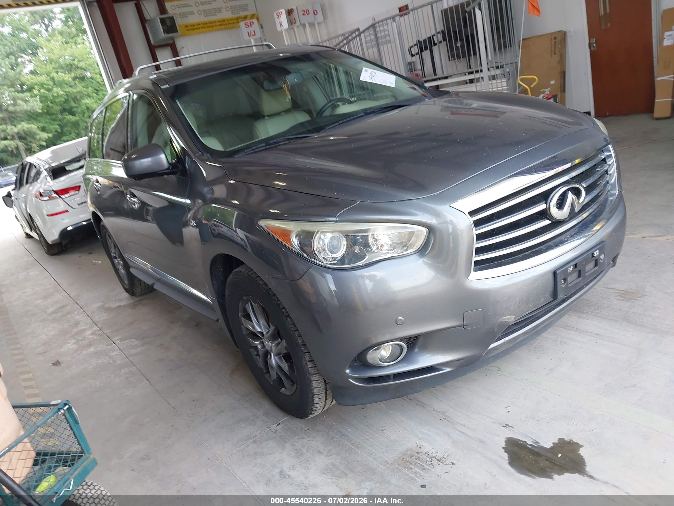 2015 Infiniti Qx60   Gray vin: 5N1AL0MM6FC504757