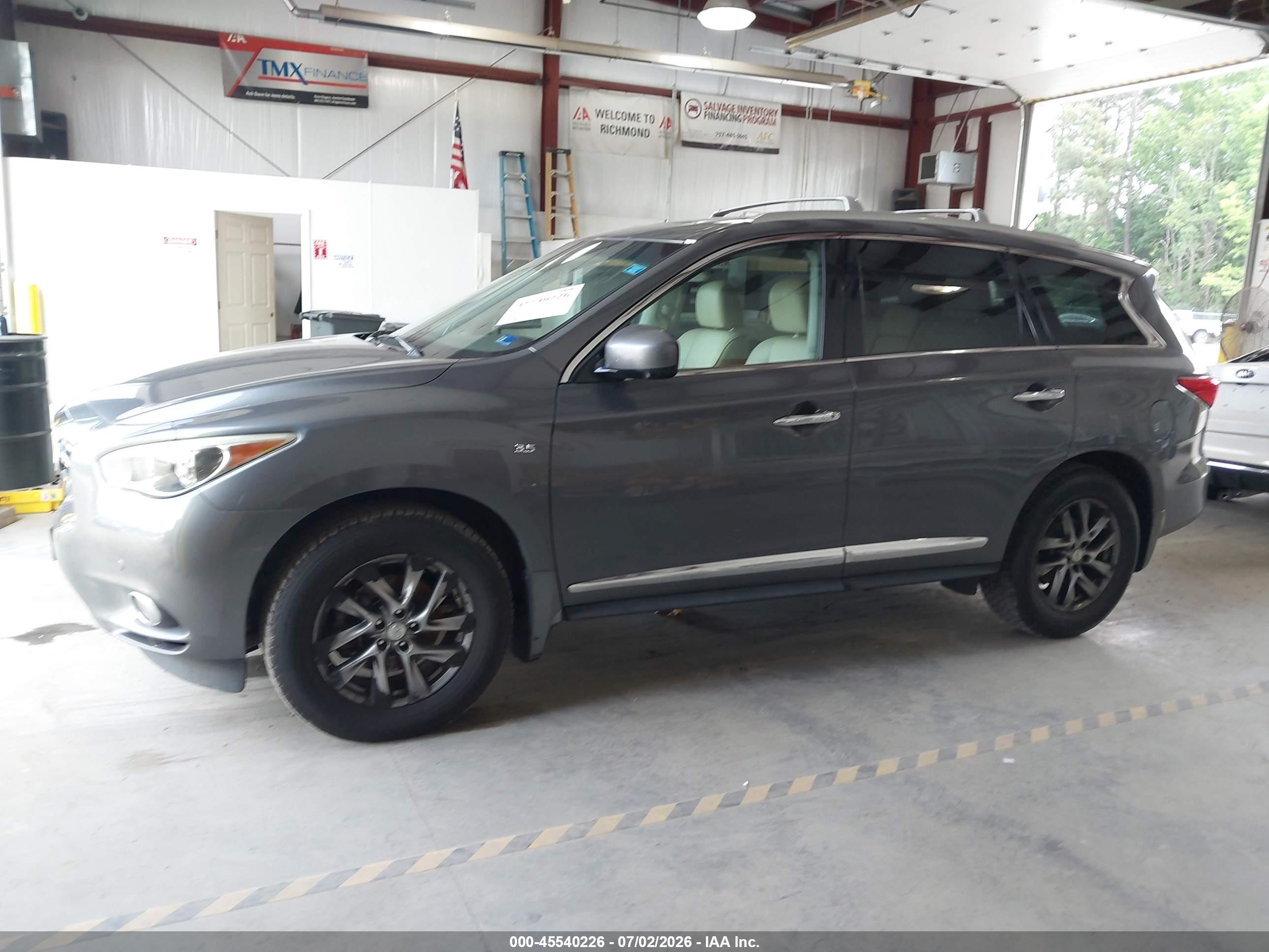 2015 Infiniti Qx60   Серый vin: 5N1AL0MM6FC504757