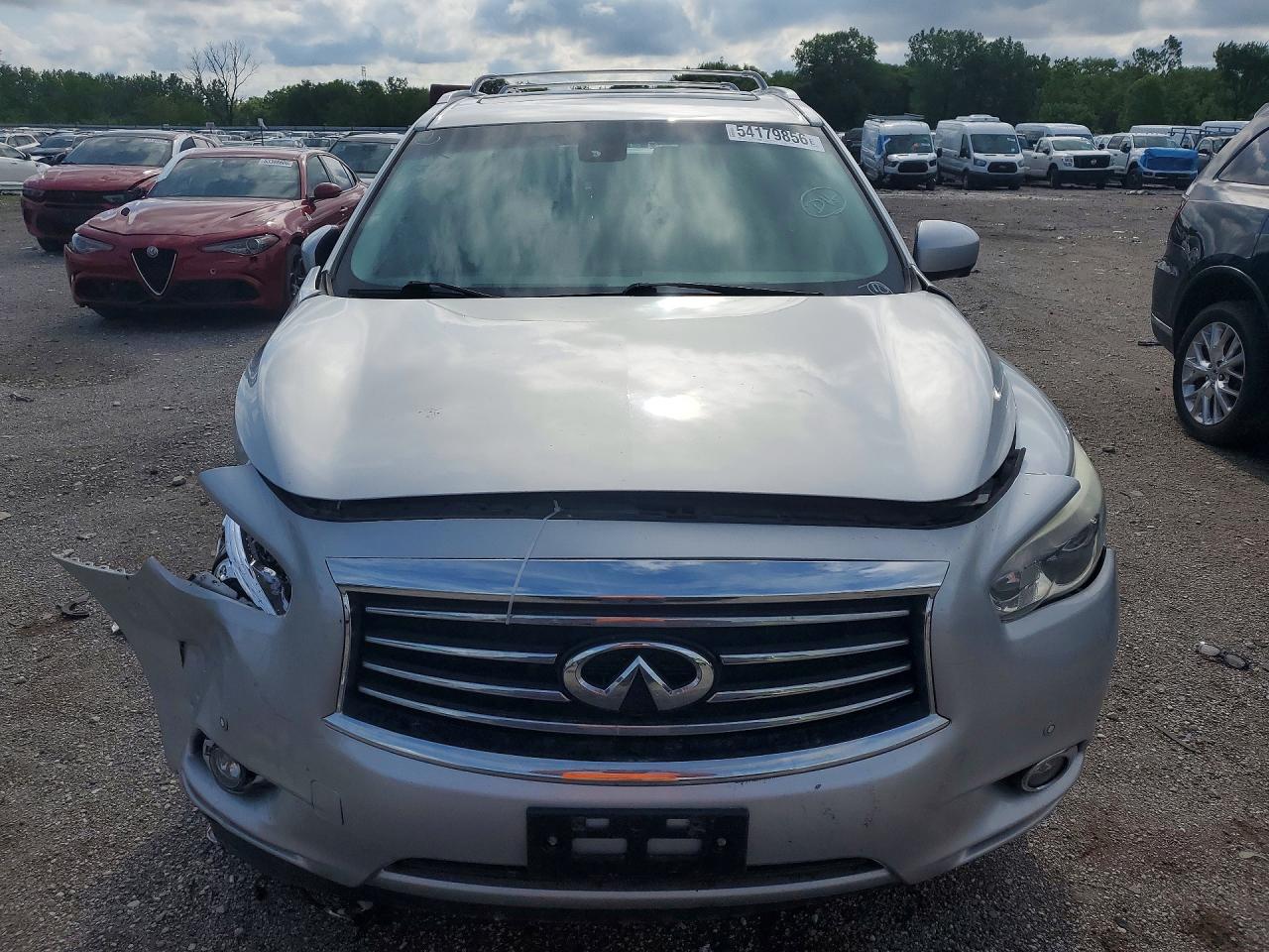 2015 Infiniti Qx60 Base Silver vin: 5N1AL0MM6FC508081